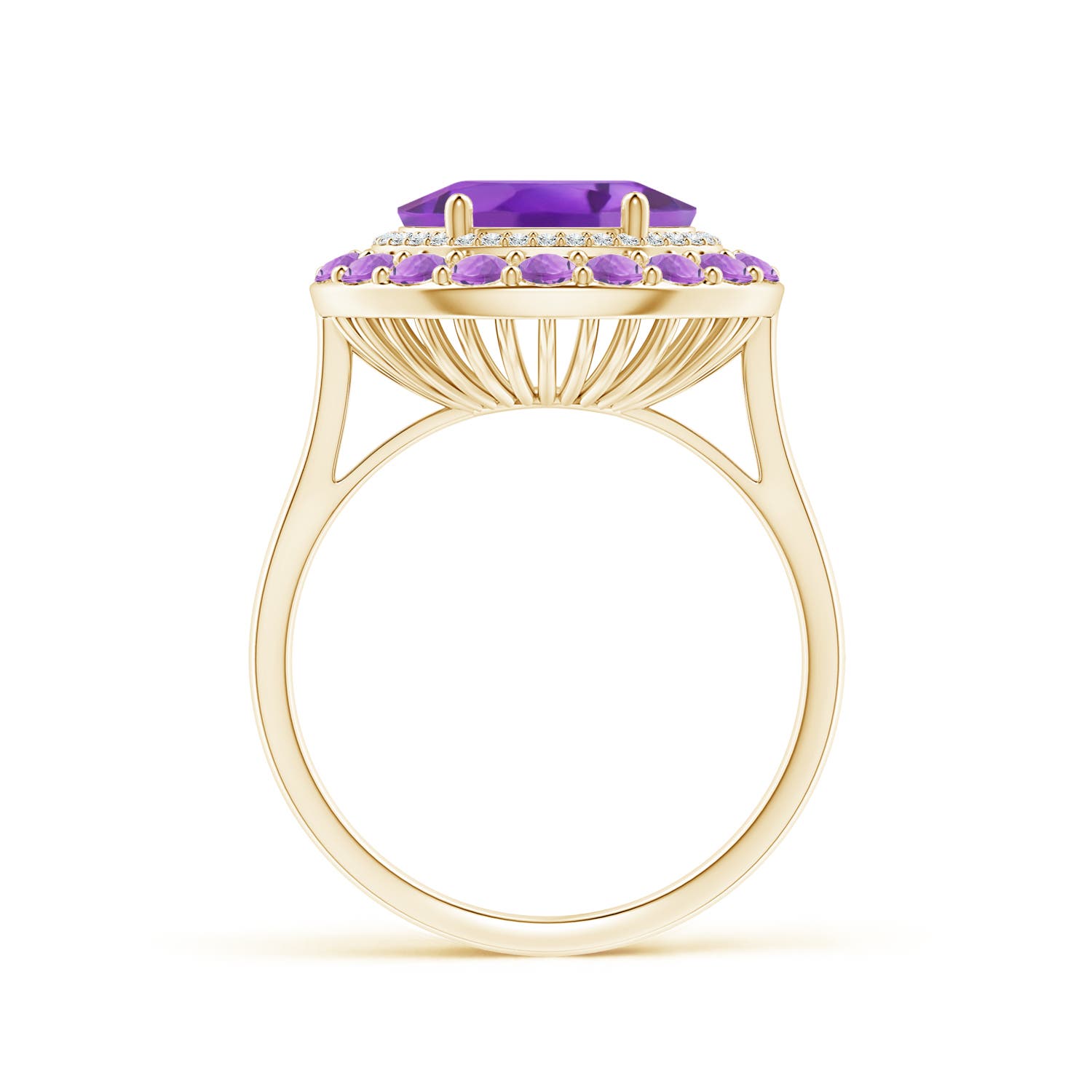 AA - Amethyst / 2.93 CT / 14 KT Yellow Gold