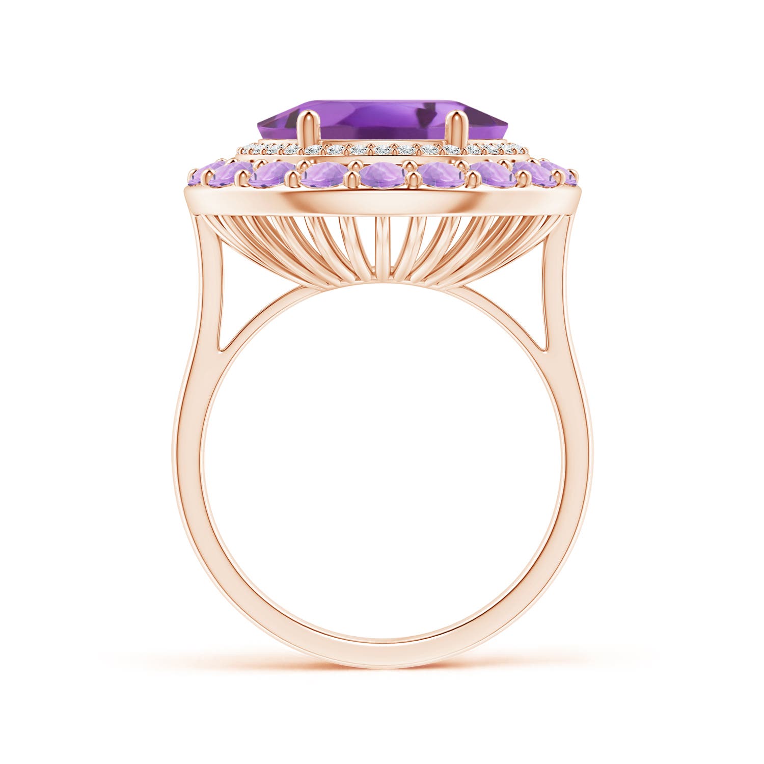 A - Amethyst / 5.55 CT / 14 KT Rose Gold