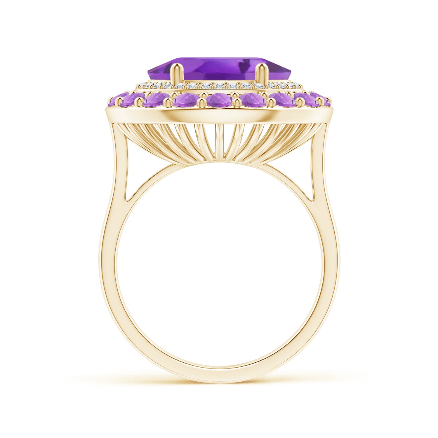 AA - Amethyst / 5.55 CT / 14 KT Yellow Gold