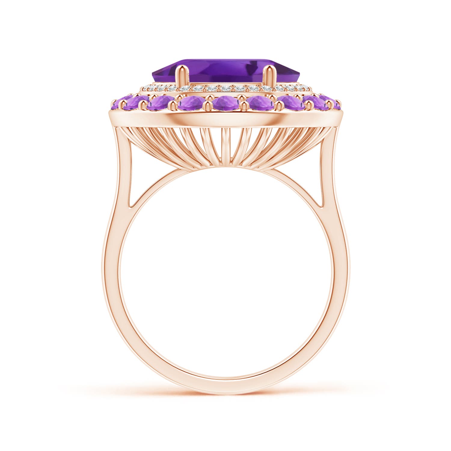 AAA - Amethyst / 5.55 CT / 14 KT Rose Gold