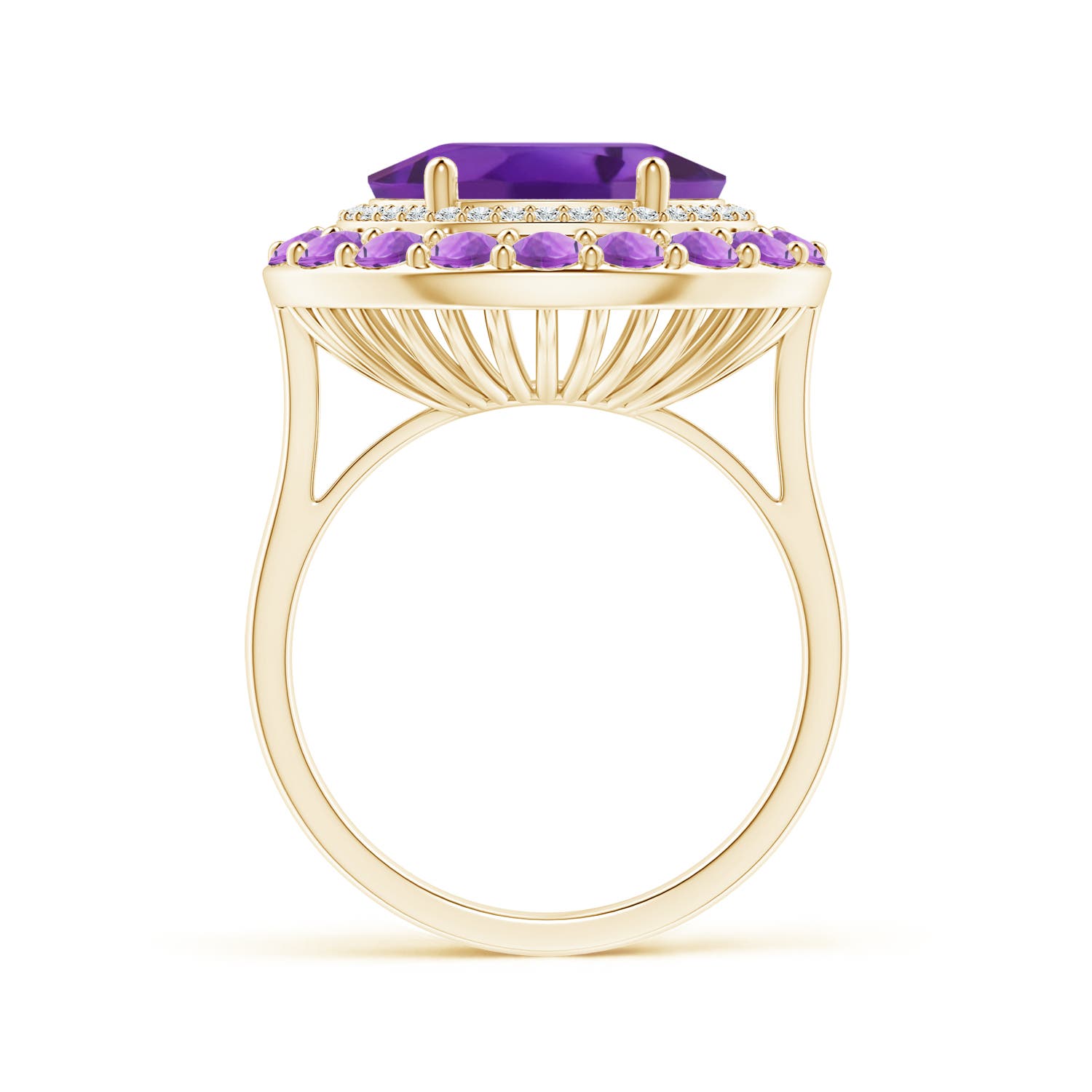 AAA - Amethyst / 5.55 CT / 14 KT Yellow Gold