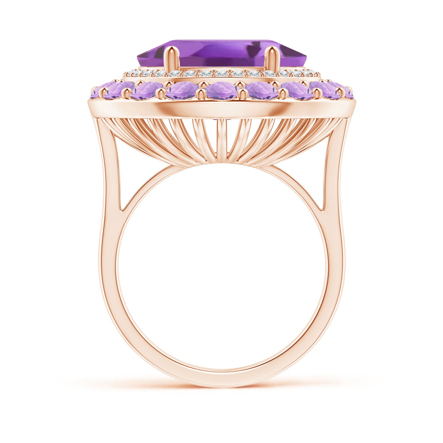 A - Amethyst / 8.52 CT / 14 KT Rose Gold