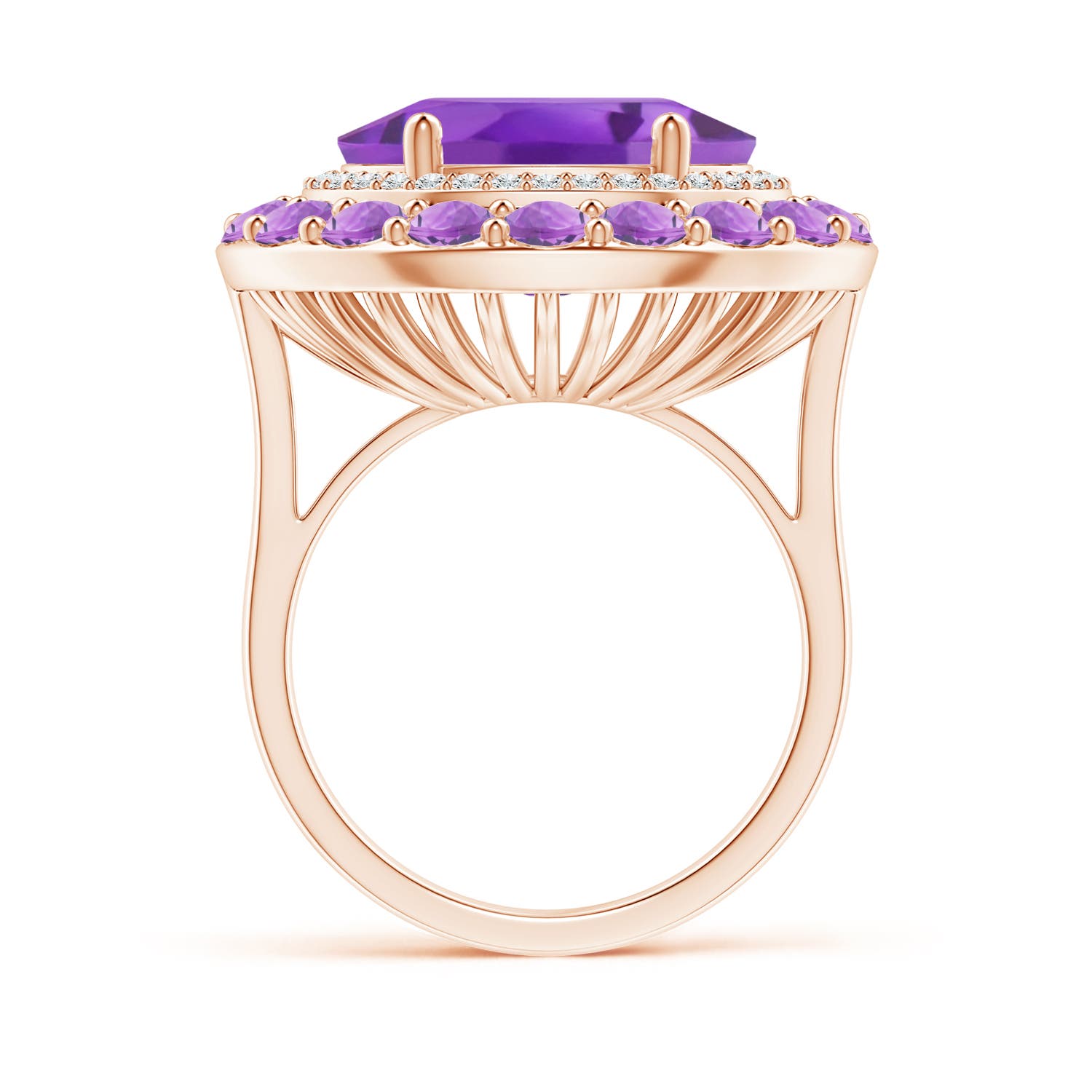 AA - Amethyst / 8.52 CT / 14 KT Rose Gold