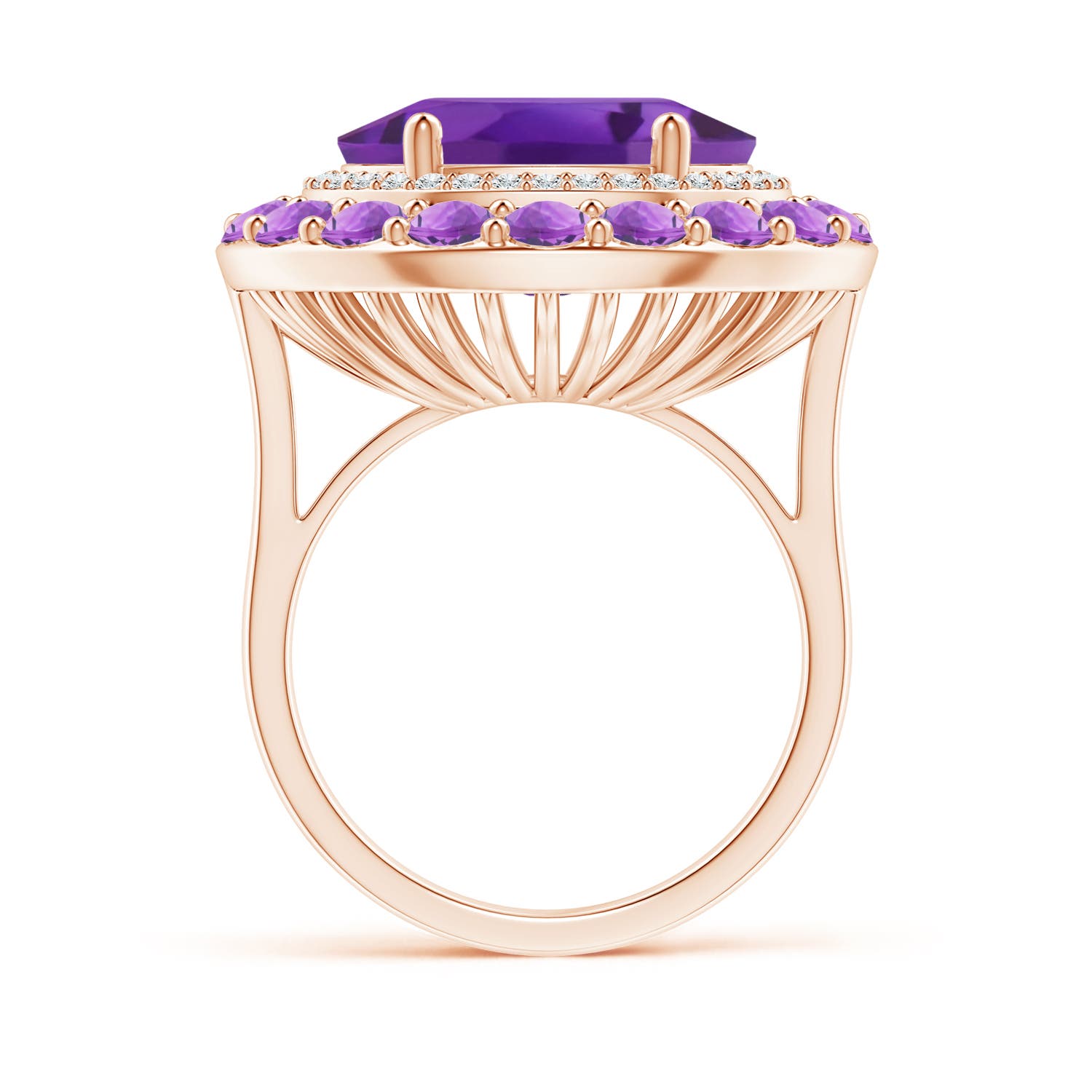 AAA - Amethyst / 8.52 CT / 14 KT Rose Gold