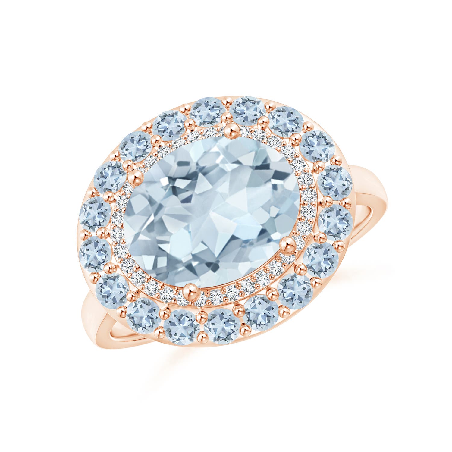 A - Aquamarine / 2.84 CT / 14 KT Rose Gold