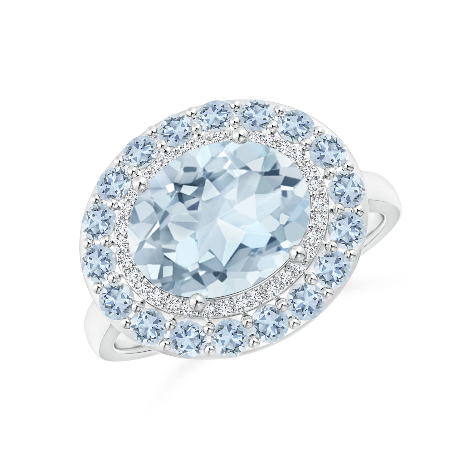 A - Aquamarine / 2.84 CT / 14 KT White Gold