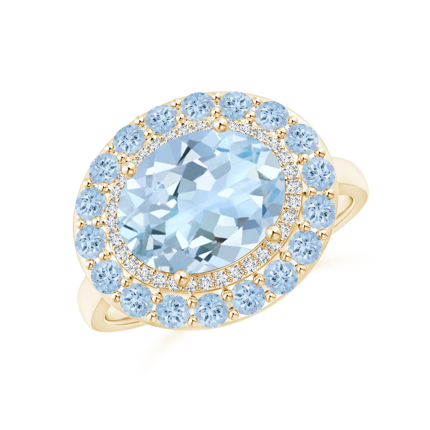 AA - Aquamarine / 2.84 CT / 14 KT Yellow Gold