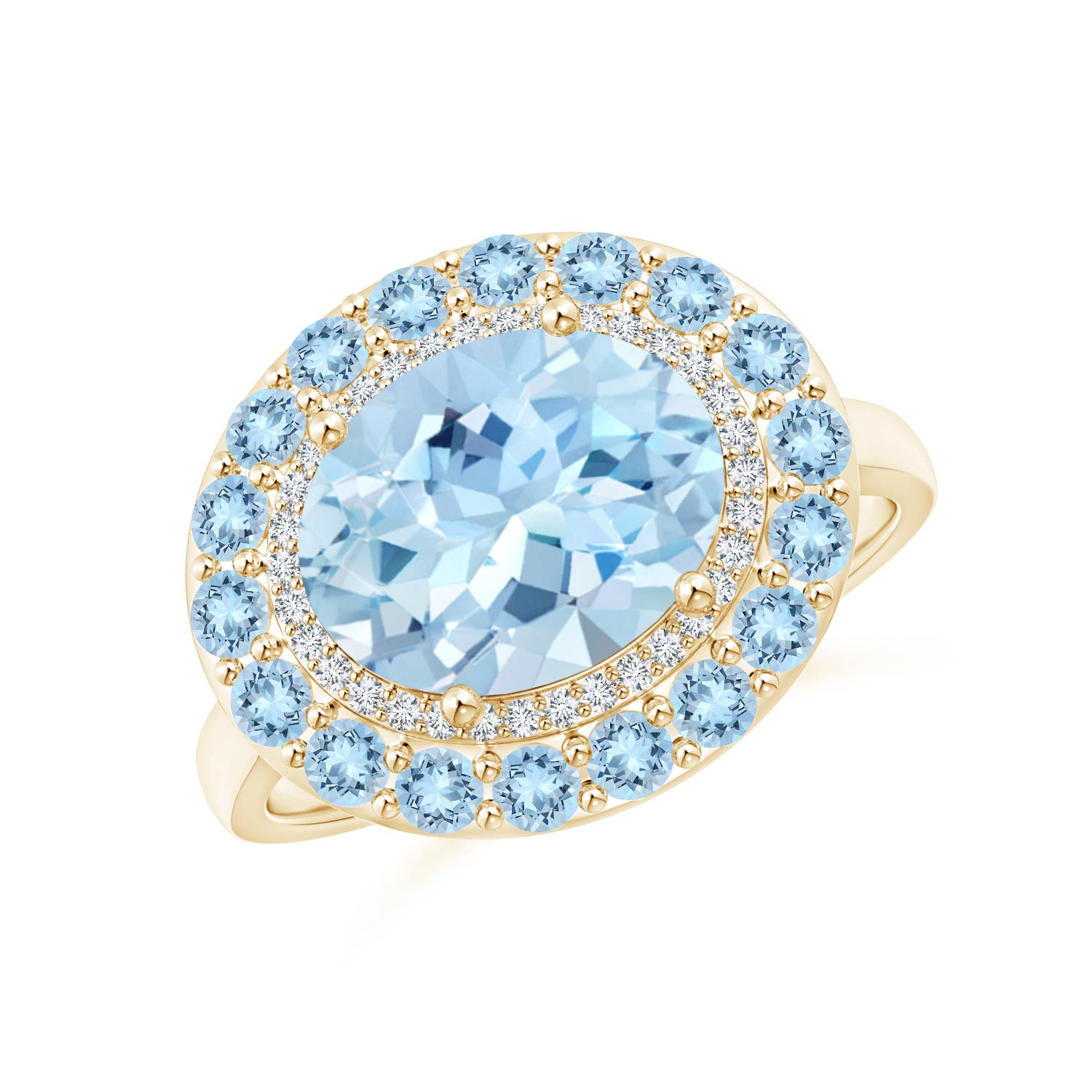 AAA - Aquamarine / 2.84 CT / 14 KT Yellow Gold