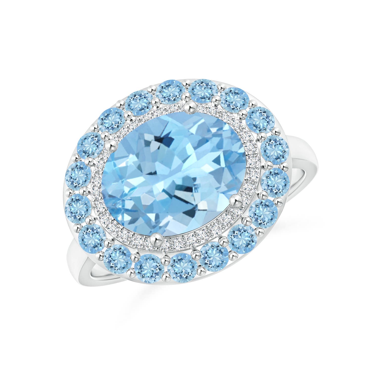 AAAA - Aquamarine / 2.84 CT / 14 KT White Gold