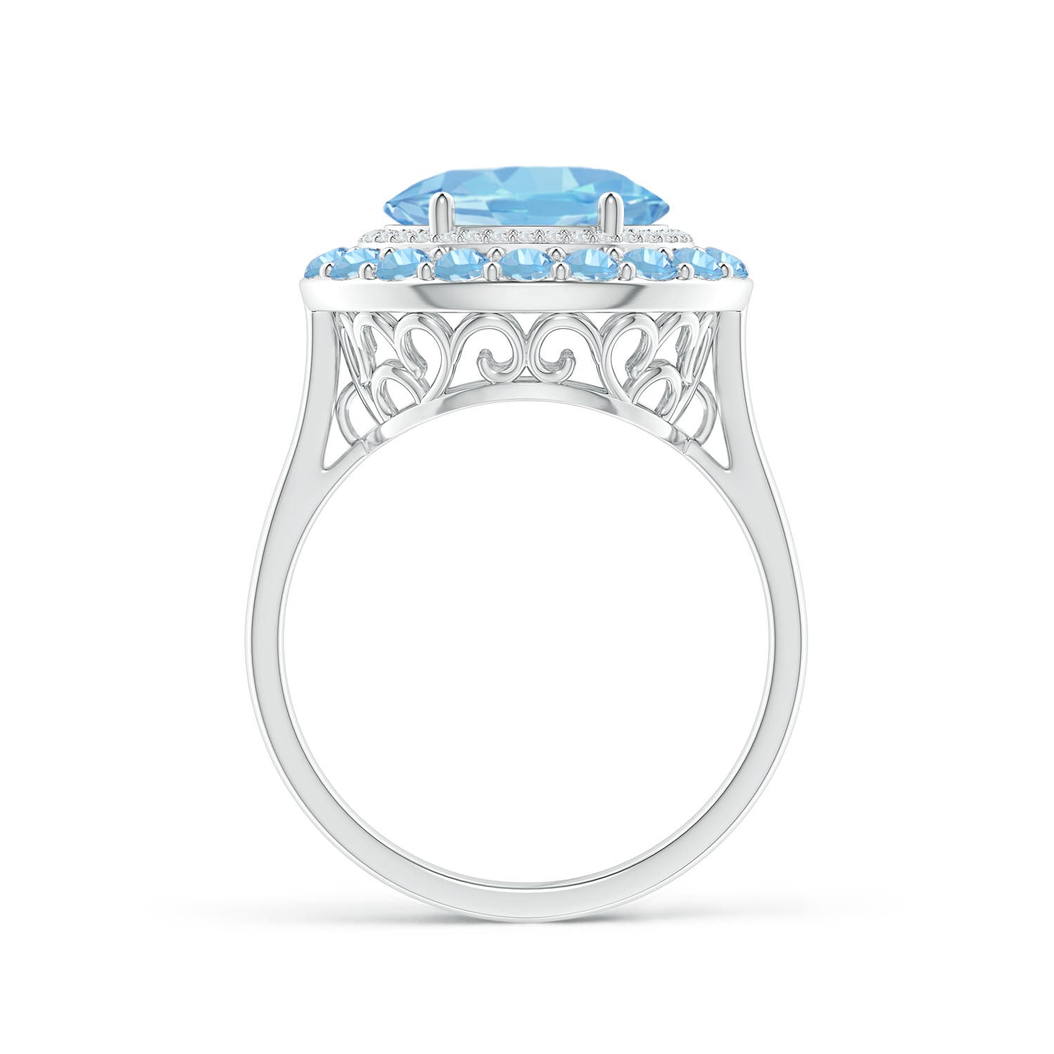 AAAA - Aquamarine / 2.84 CT / 14 KT White Gold