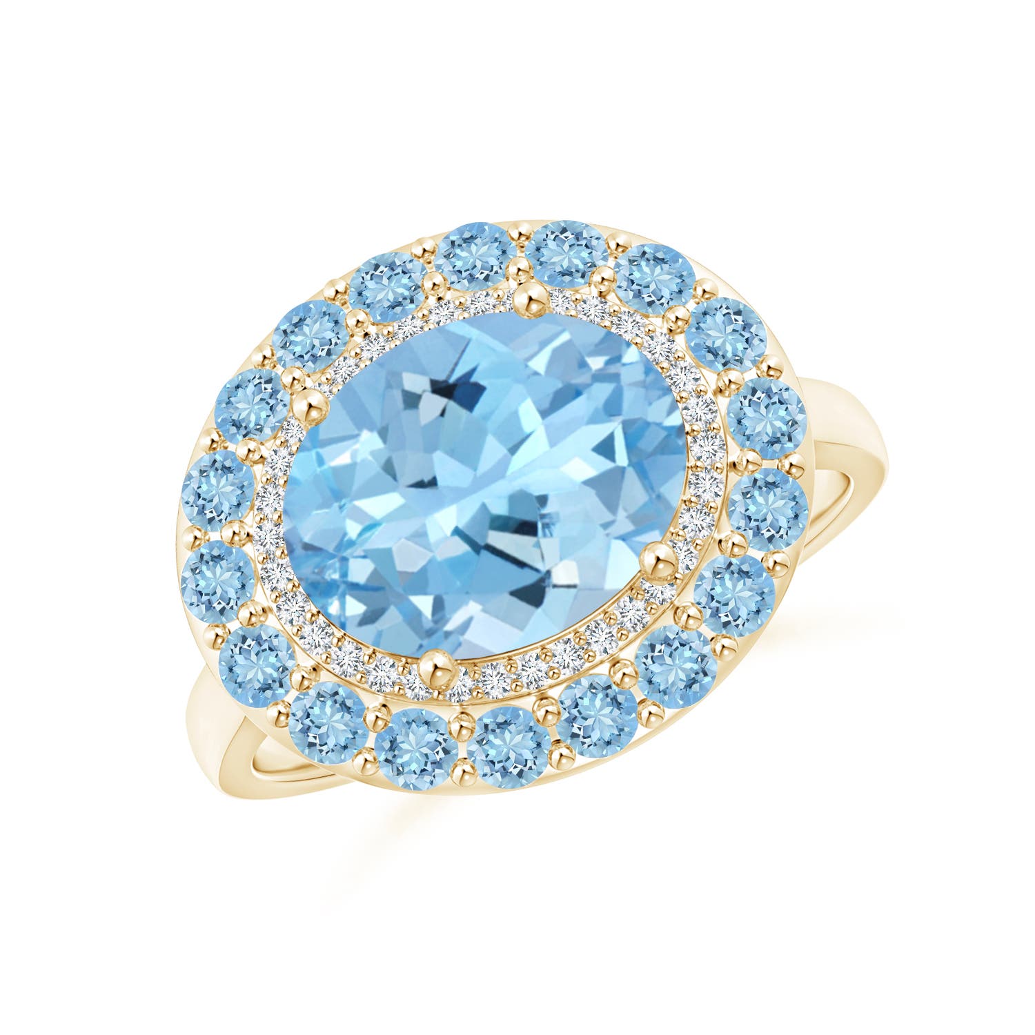 AAAA - Aquamarine / 2.84 CT / 14 KT Yellow Gold