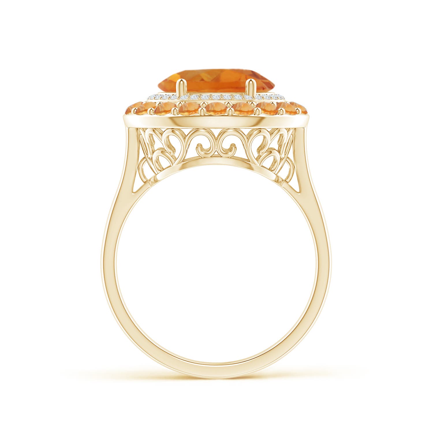 AAA - Citrine / 3.32 CT / 14 KT Yellow Gold