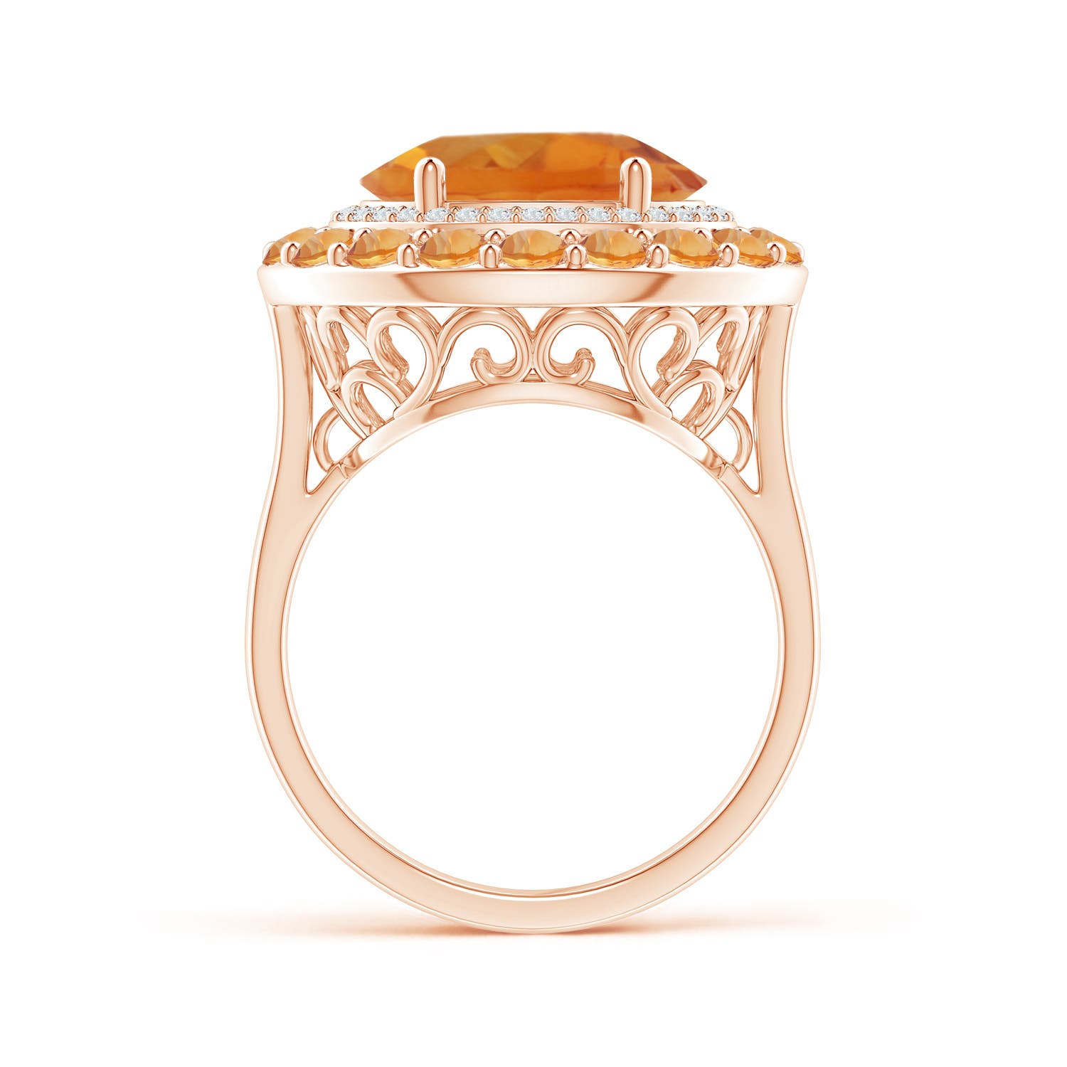 AAA - Citrine / 5.35 CT / 14 KT Rose Gold