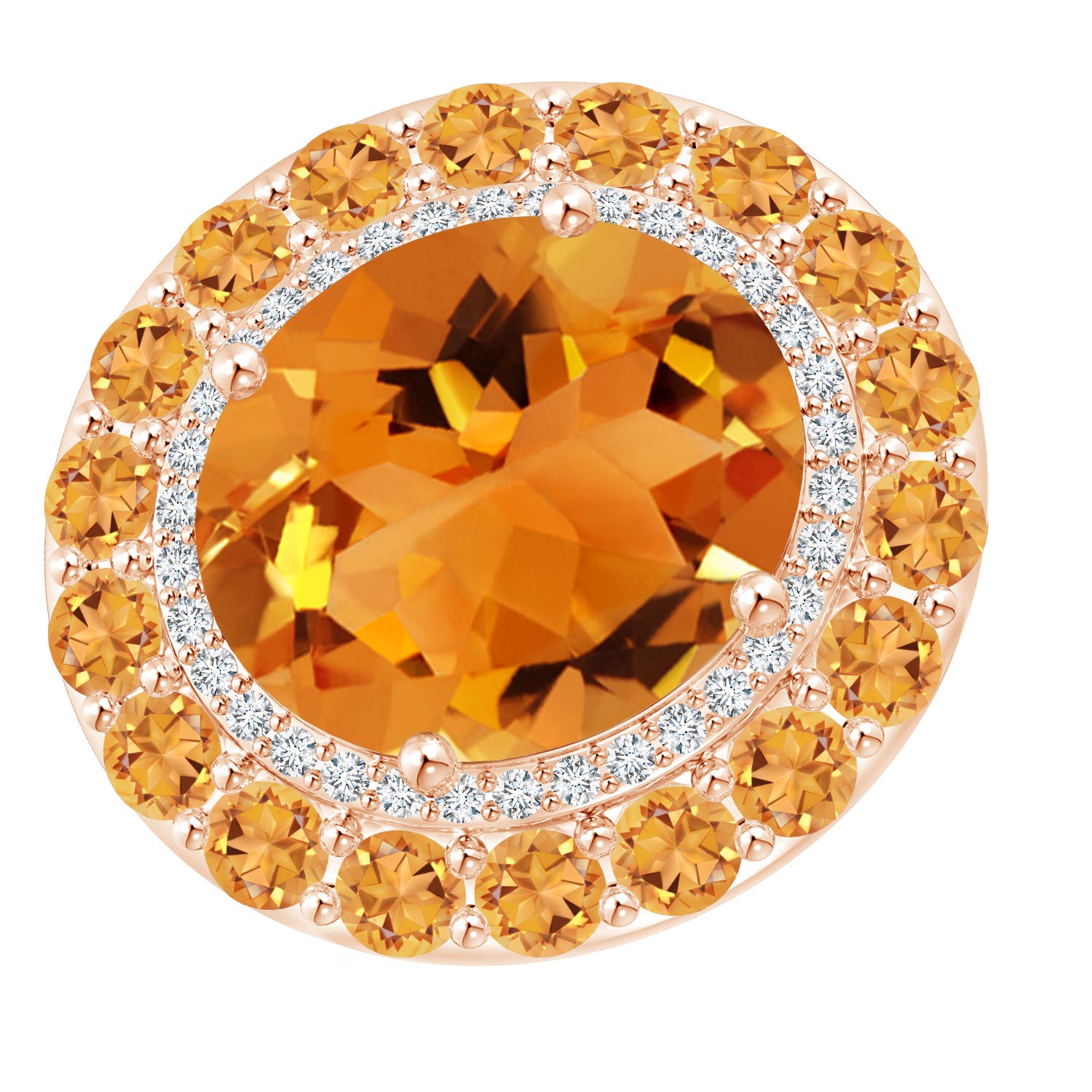 AAA - Citrine / 8.52 CT / 14 KT Rose Gold