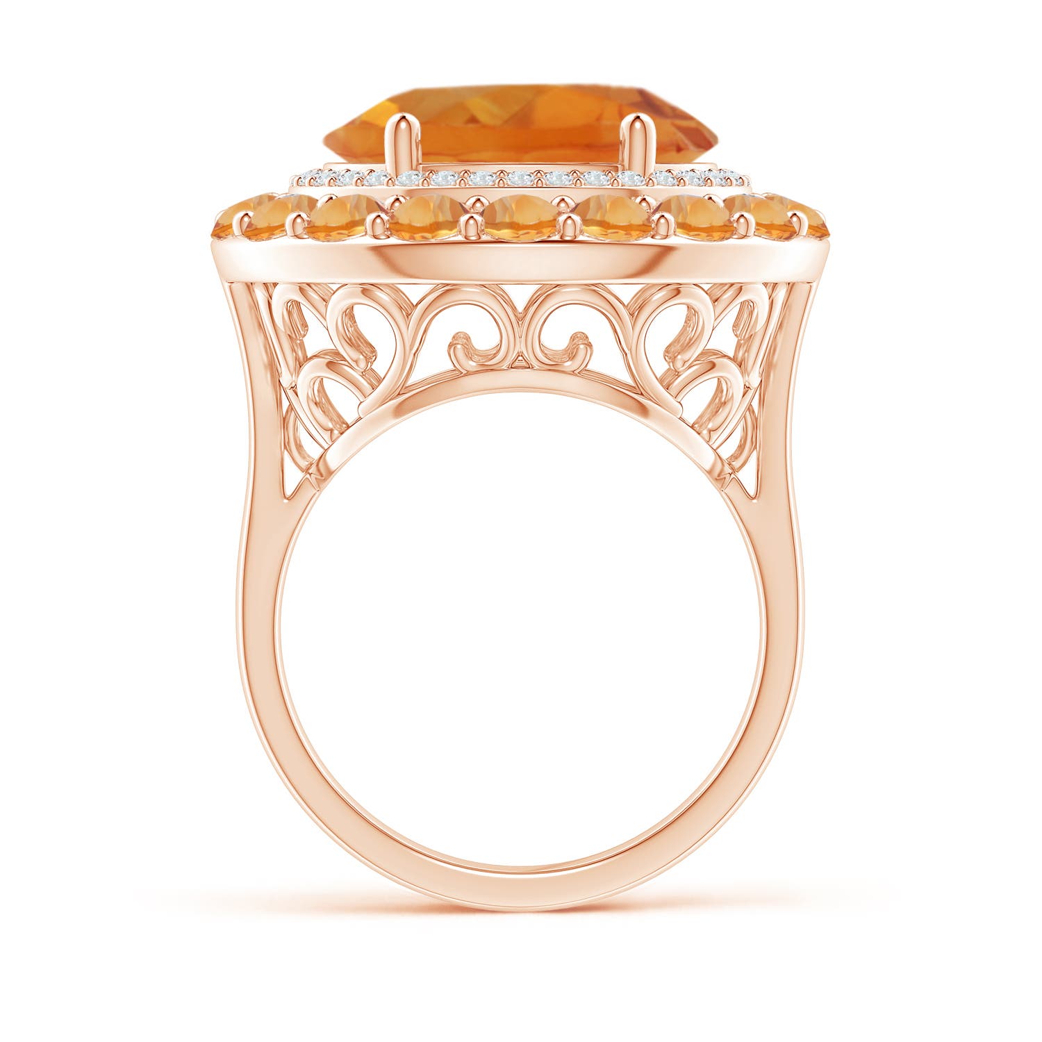 AAA - Citrine / 8.52 CT / 14 KT Rose Gold