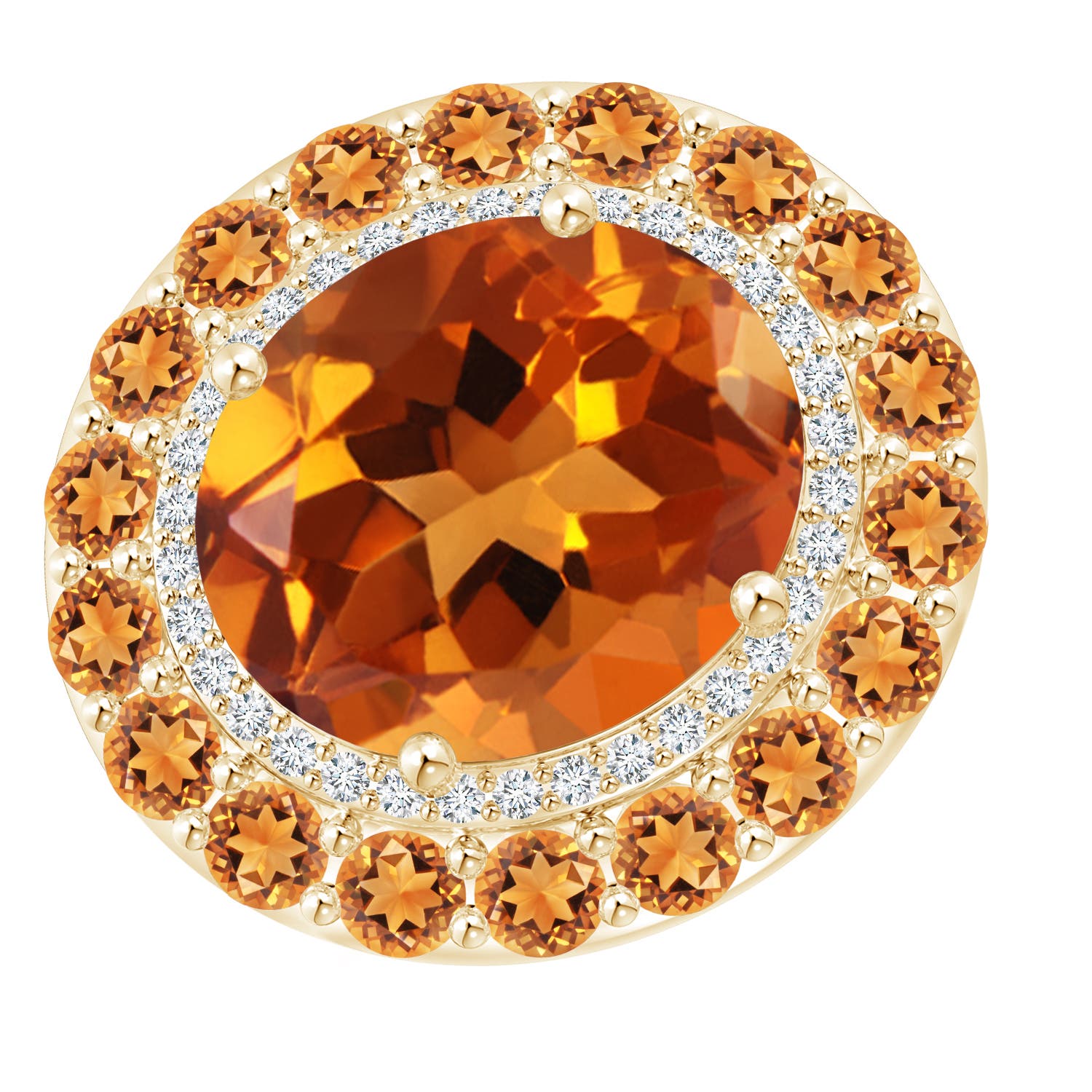 AAAA - Citrine / 8.52 CT / 14 KT Yellow Gold