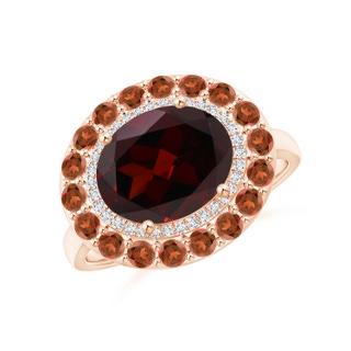 Oval A Garnet