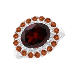 Oval A Garnet