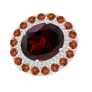 Oval A Garnet