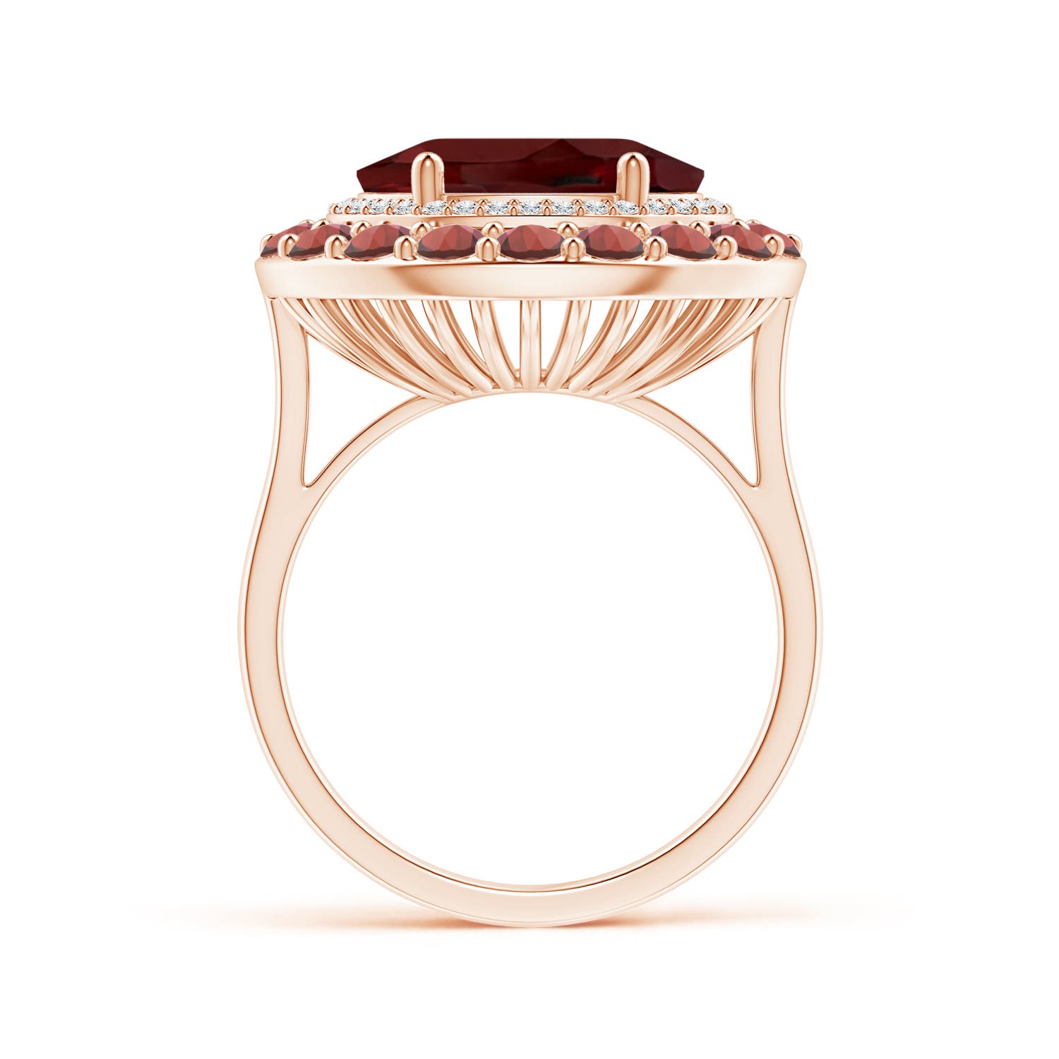 AAA - Garnet / 6.76 CT / 14 KT Rose Gold