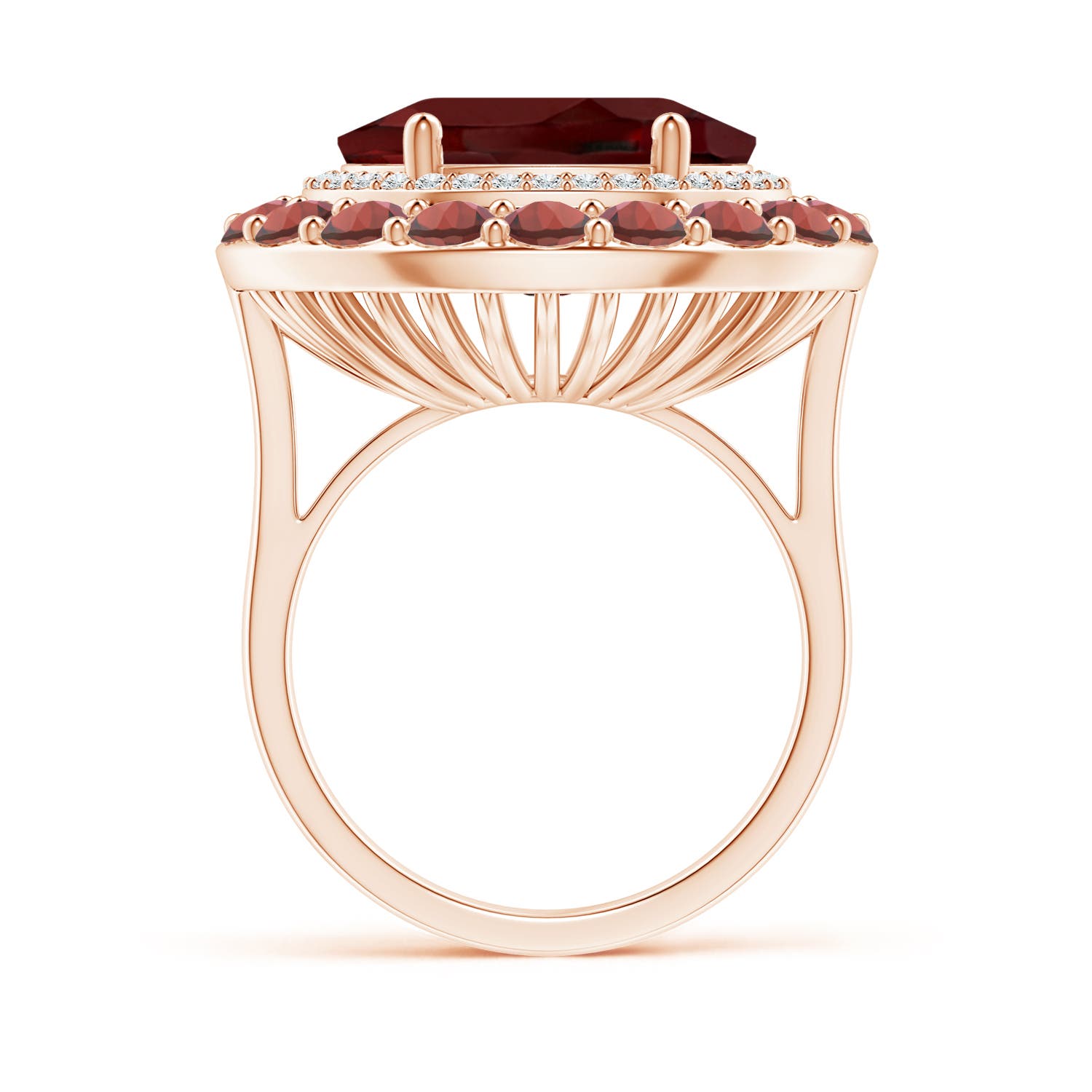 AAA - Garnet / 10.42 CT / 14 KT Rose Gold