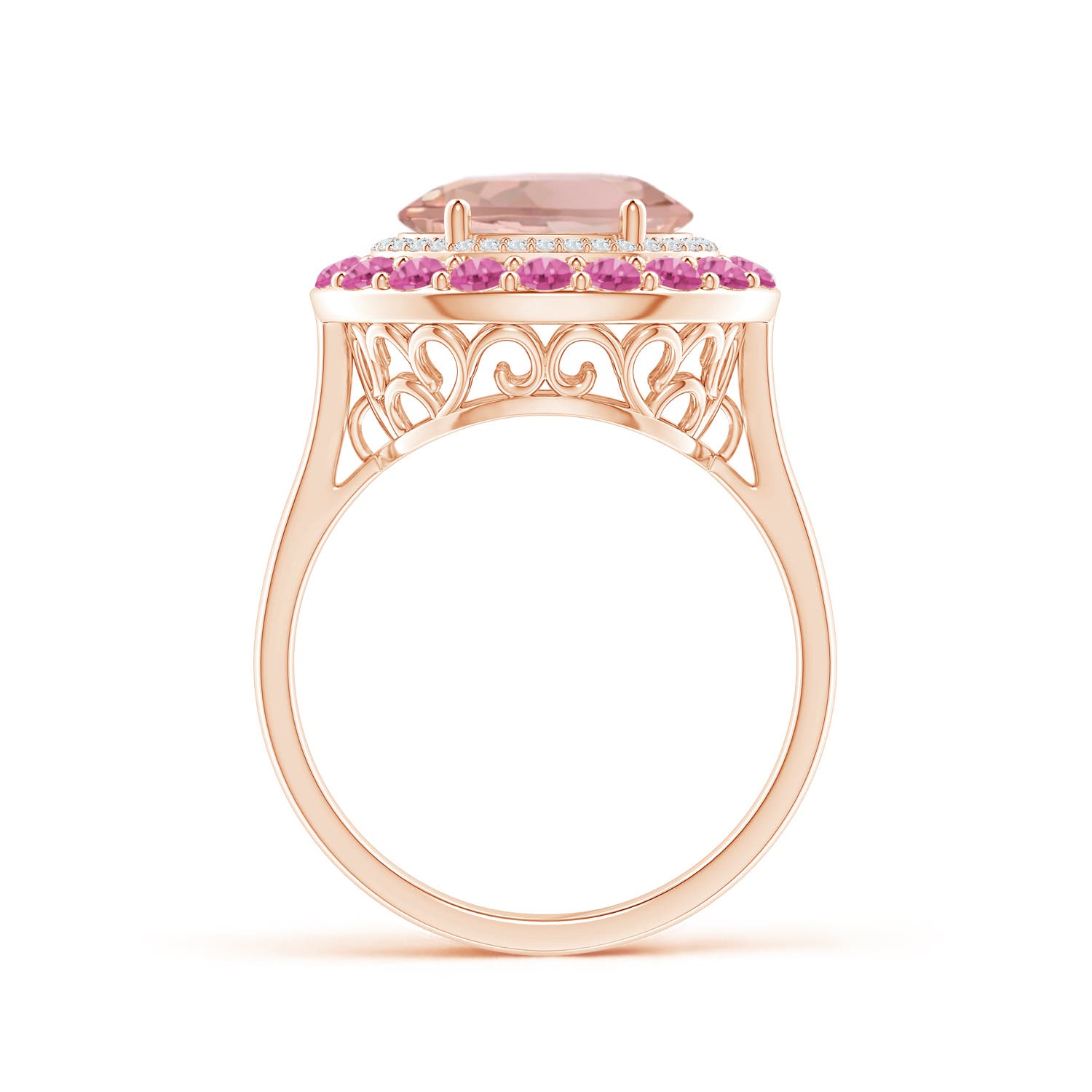 AAA - Morganite / 3.32 CT / 14 KT Rose Gold