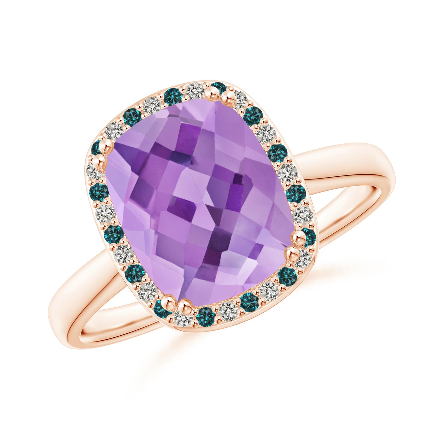 A - Amethyst / 3.14 CT / 14 KT Rose Gold