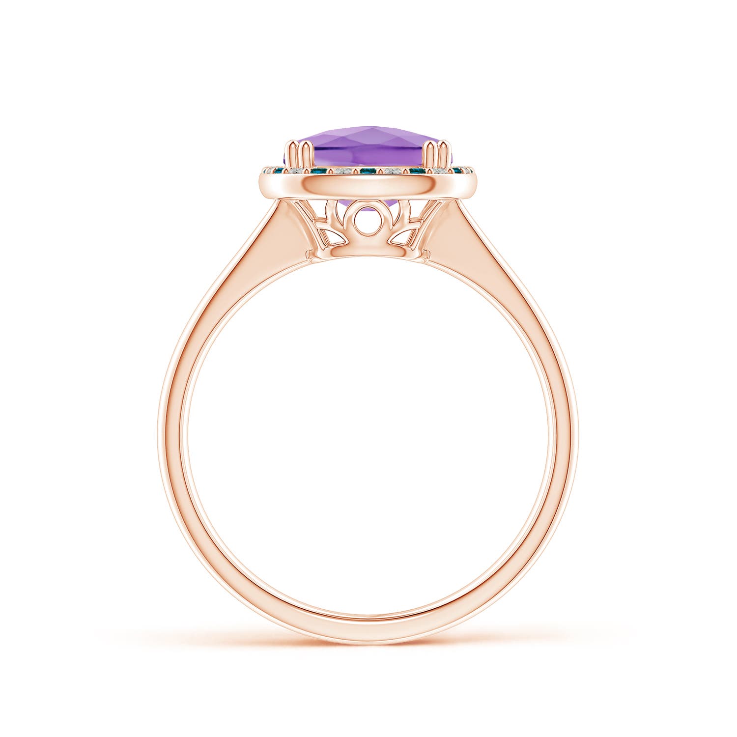 A - Amethyst / 3.14 CT / 14 KT Rose Gold