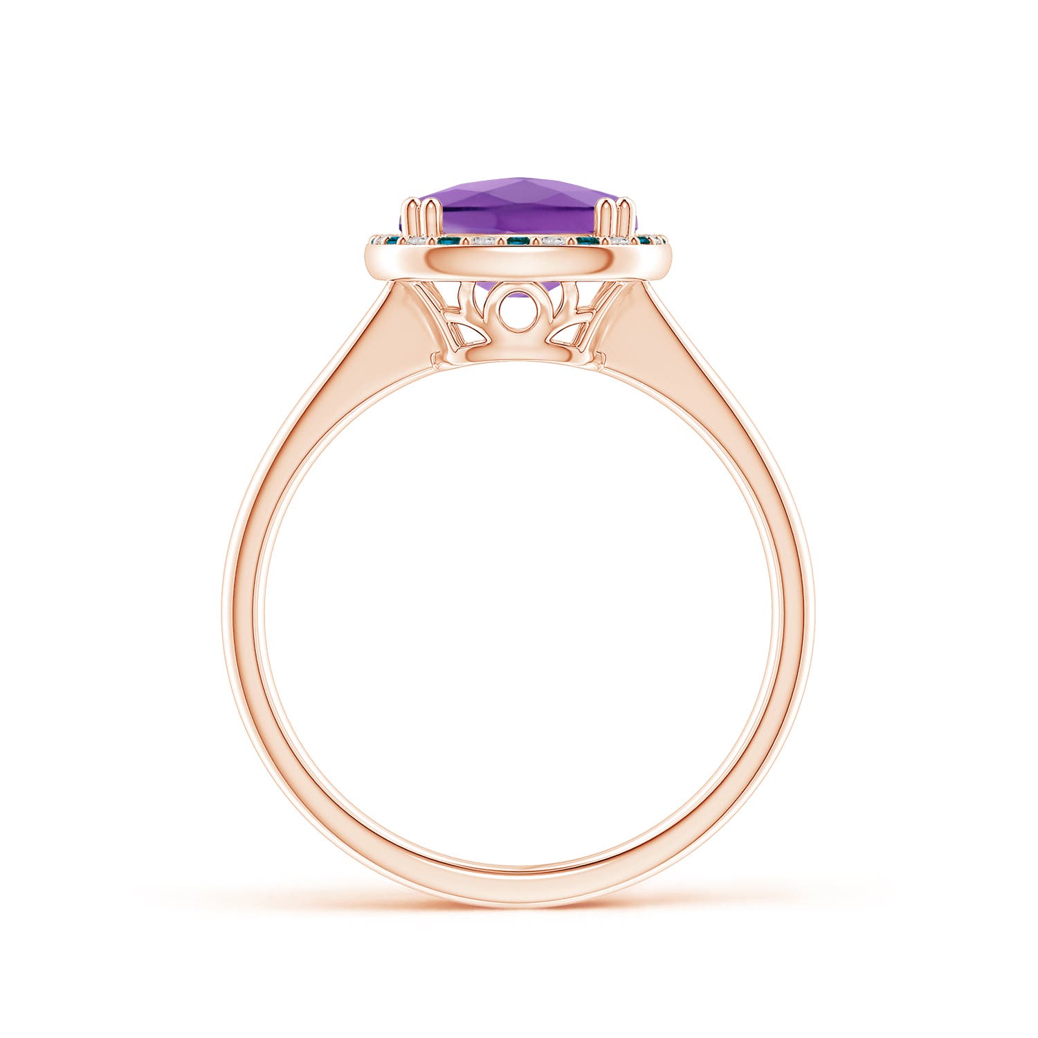 AA - Amethyst / 3.14 CT / 14 KT Rose Gold