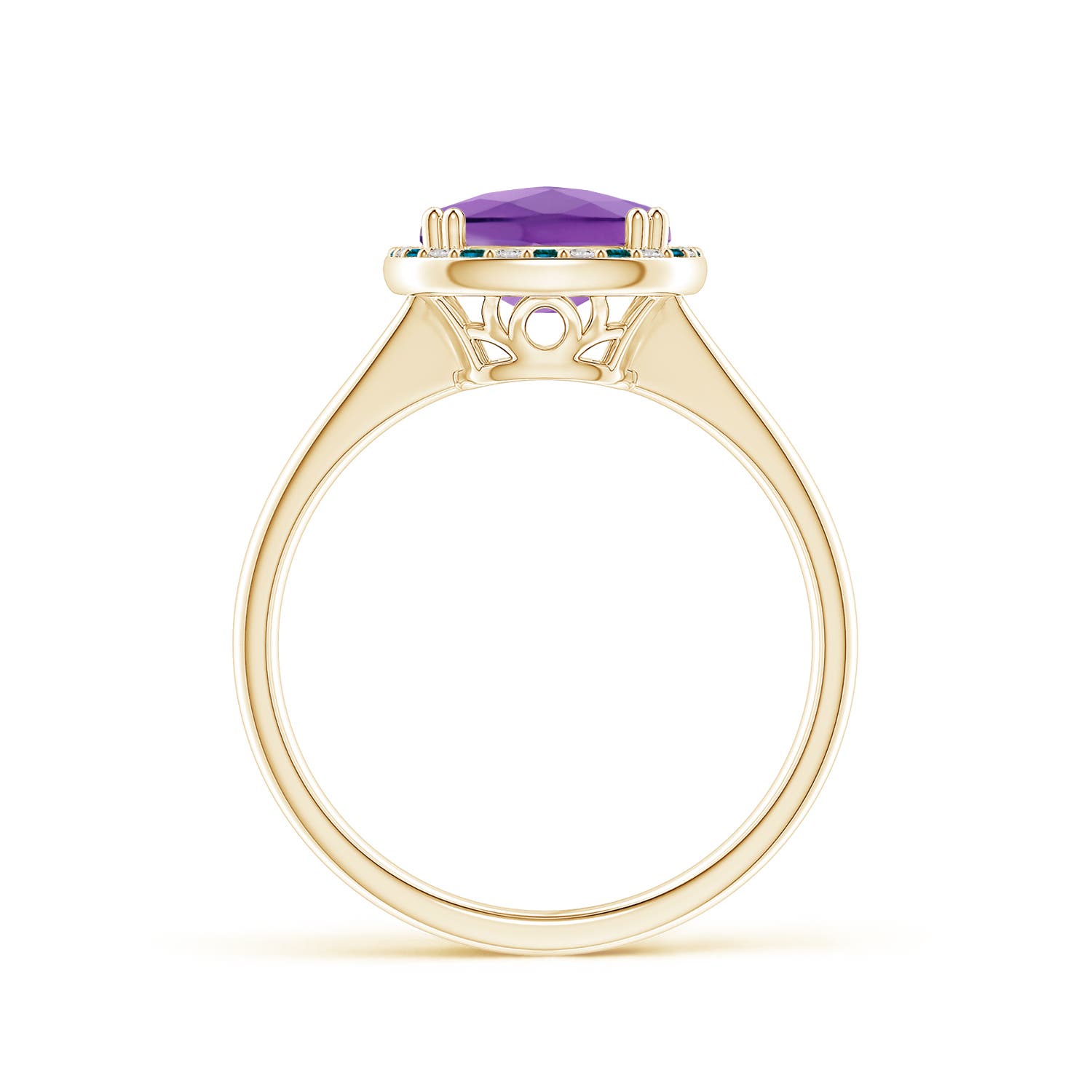 AA - Amethyst / 3.14 CT / 14 KT Yellow Gold