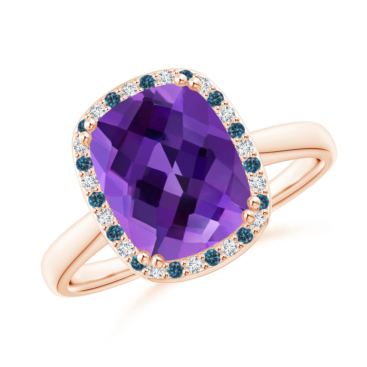 AAAA - Amethyst / 3.14 CT / 14 KT Rose Gold