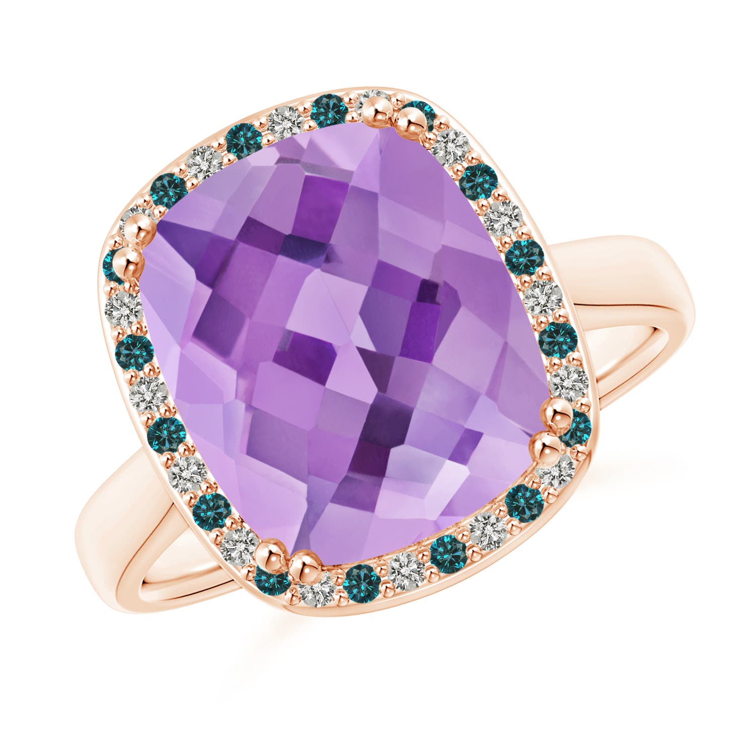 A - Amethyst / 4.59 CT / 14 KT Rose Gold