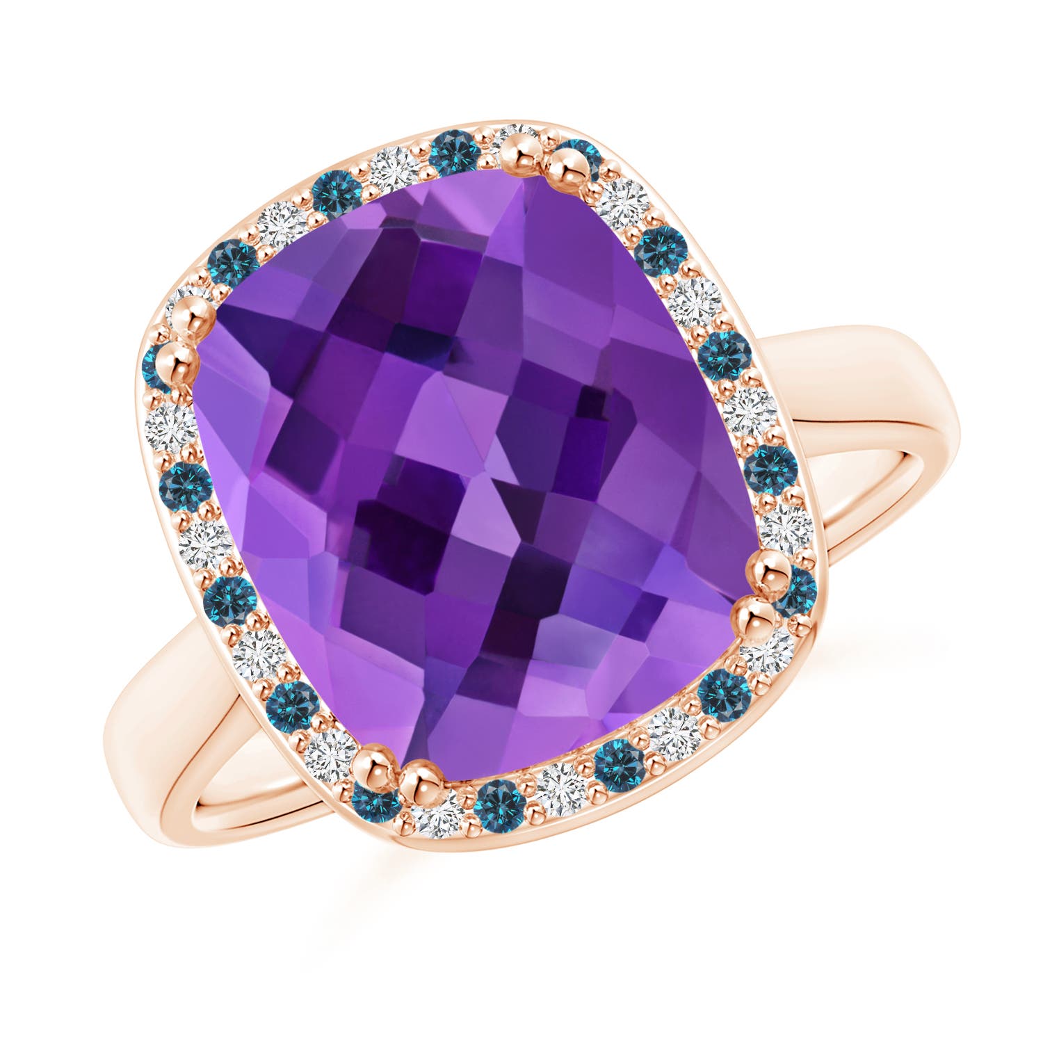 AAA - Amethyst / 4.59 CT / 14 KT Rose Gold