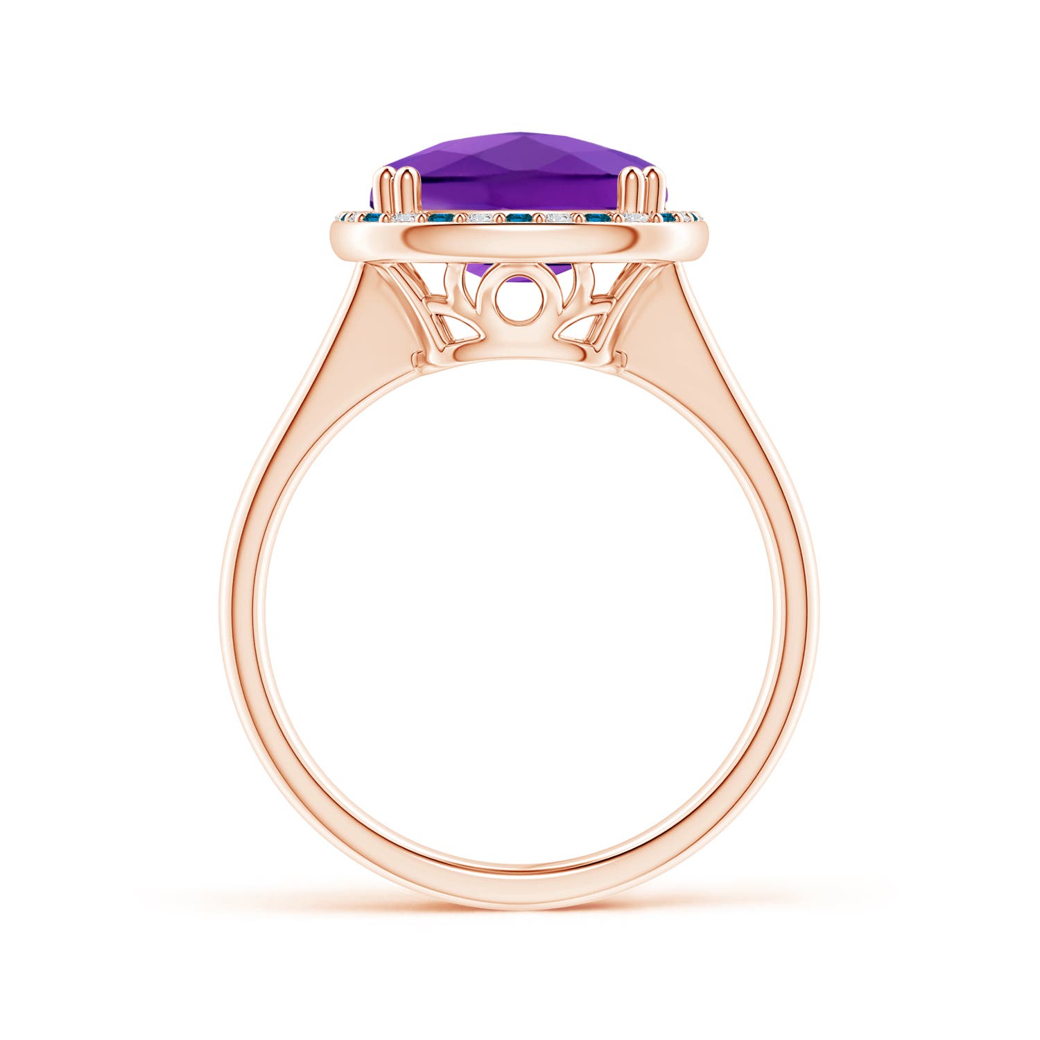 AAA - Amethyst / 4.59 CT / 14 KT Rose Gold