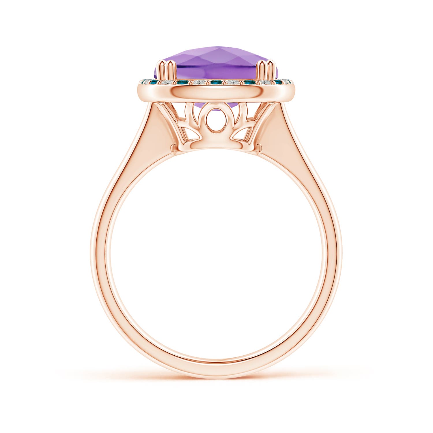 A - Amethyst / 6.27 CT / 14 KT Rose Gold