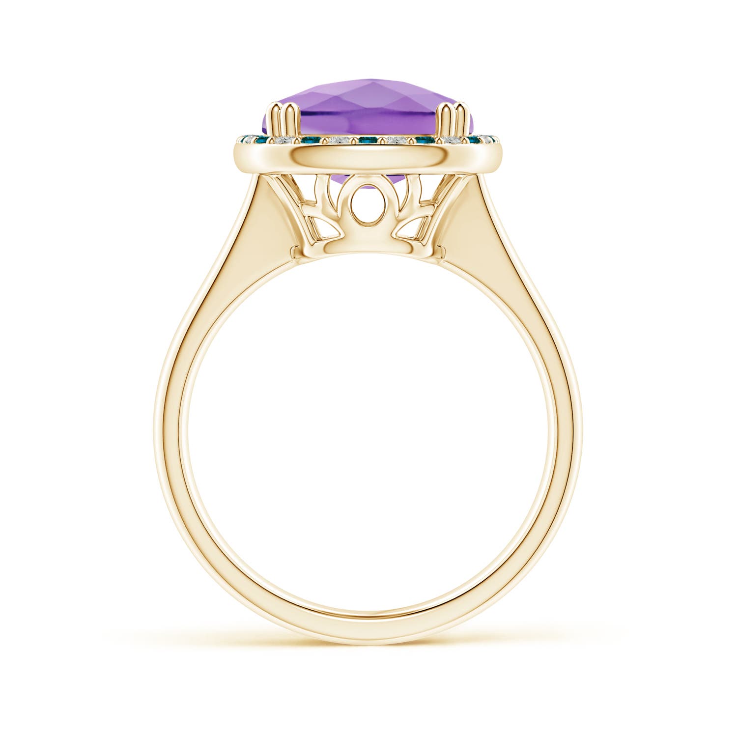 A - Amethyst / 6.27 CT / 14 KT Yellow Gold