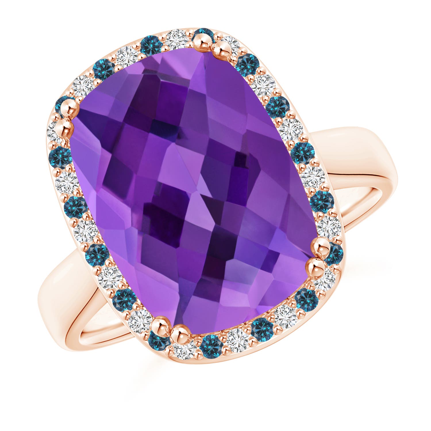 AAA - Amethyst / 6.27 CT / 14 KT Rose Gold