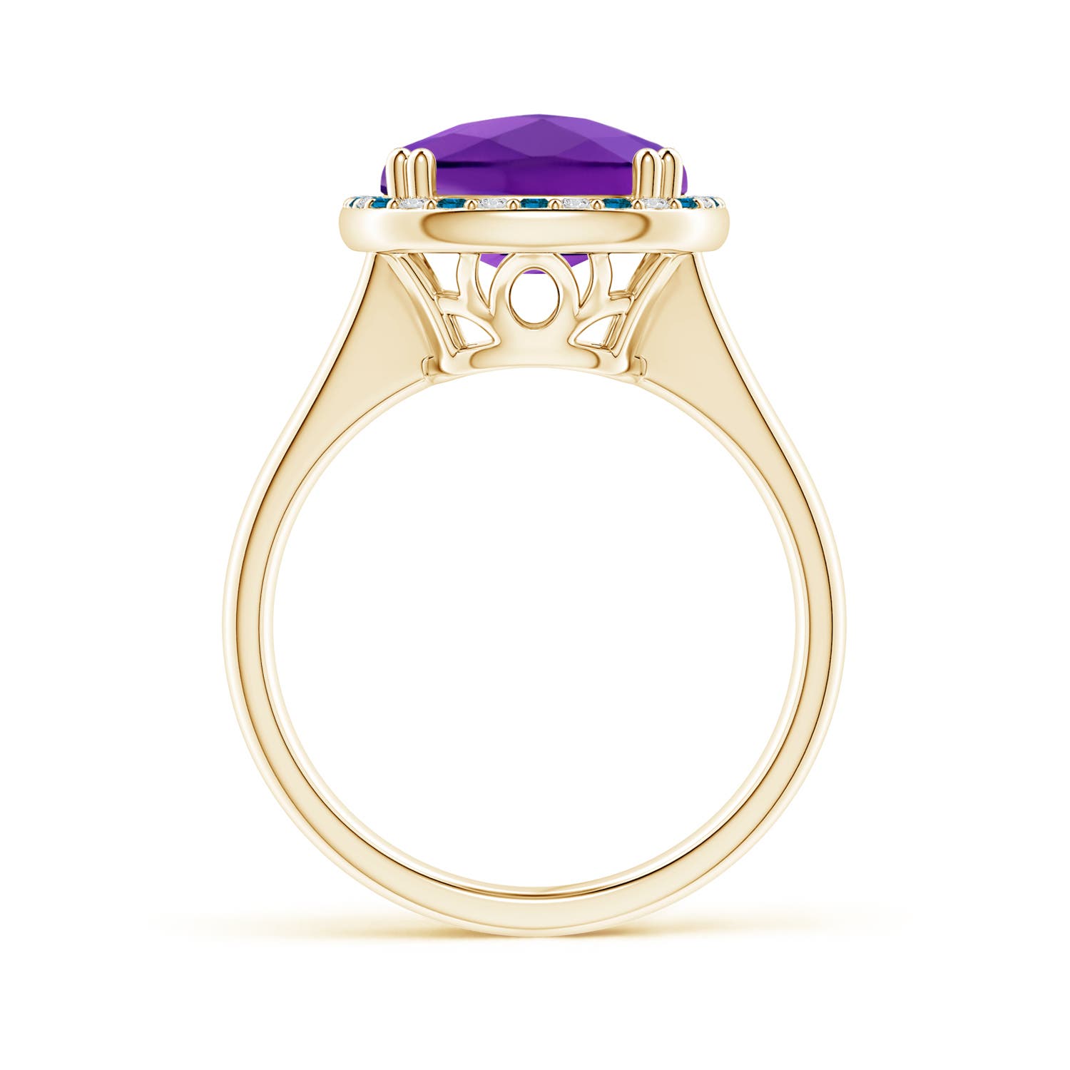 AAA - Amethyst / 6.27 CT / 14 KT Yellow Gold