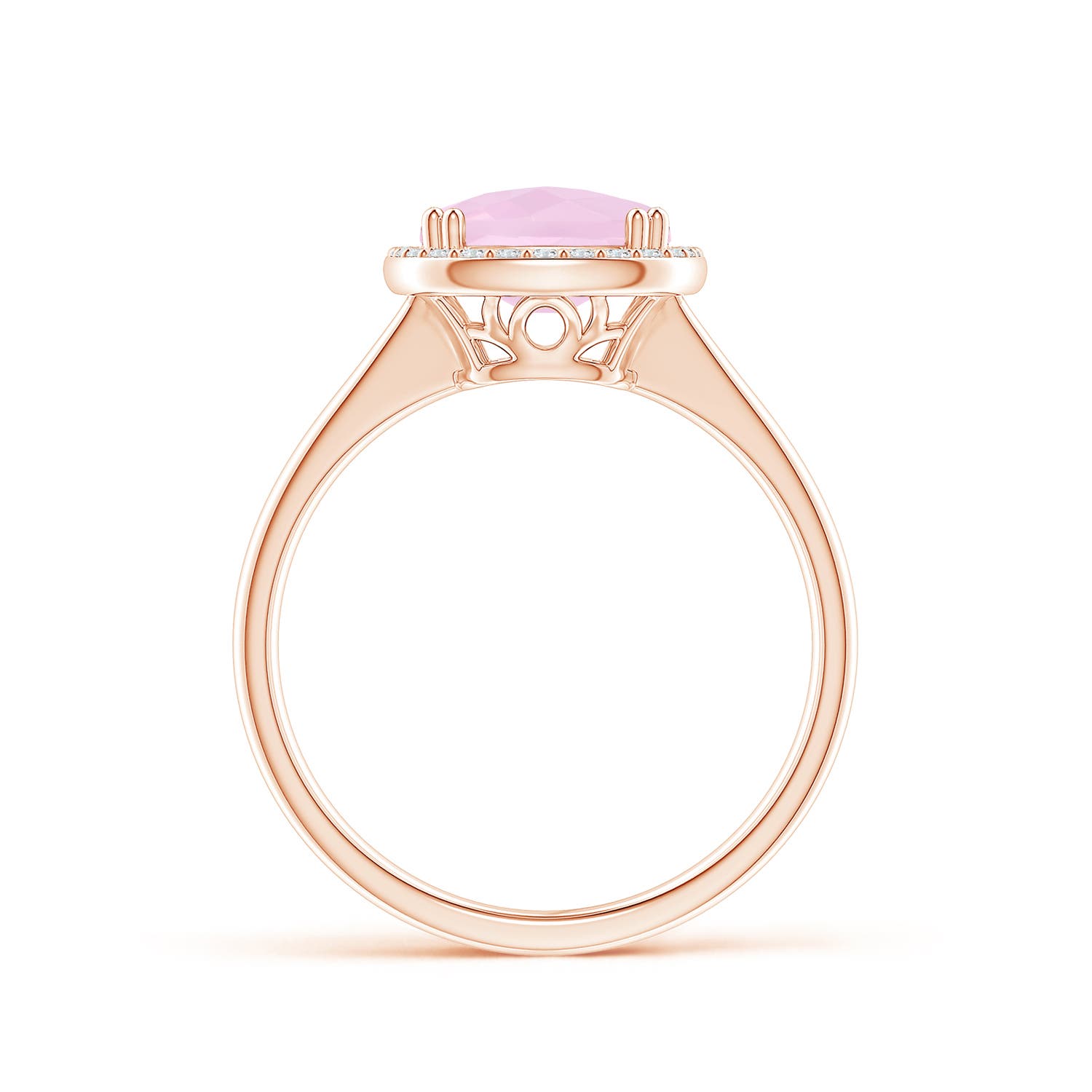 AAA - Rose Quartz / 2.88 CT / 14 KT Rose Gold