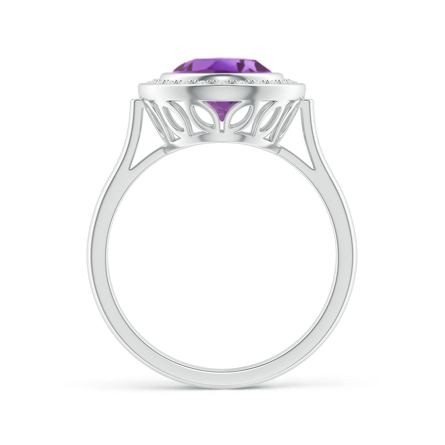 A - Amethyst / 2.44 CT / 14 KT White Gold