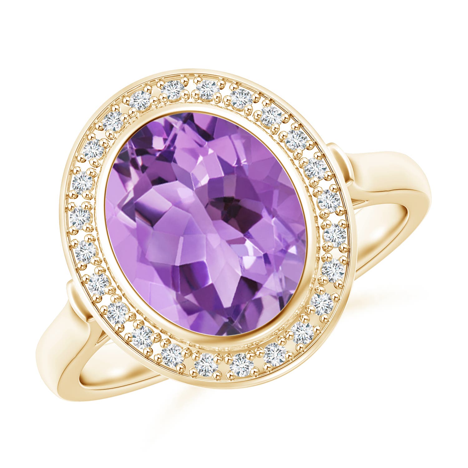 A - Amethyst / 2.44 CT / 14 KT Yellow Gold