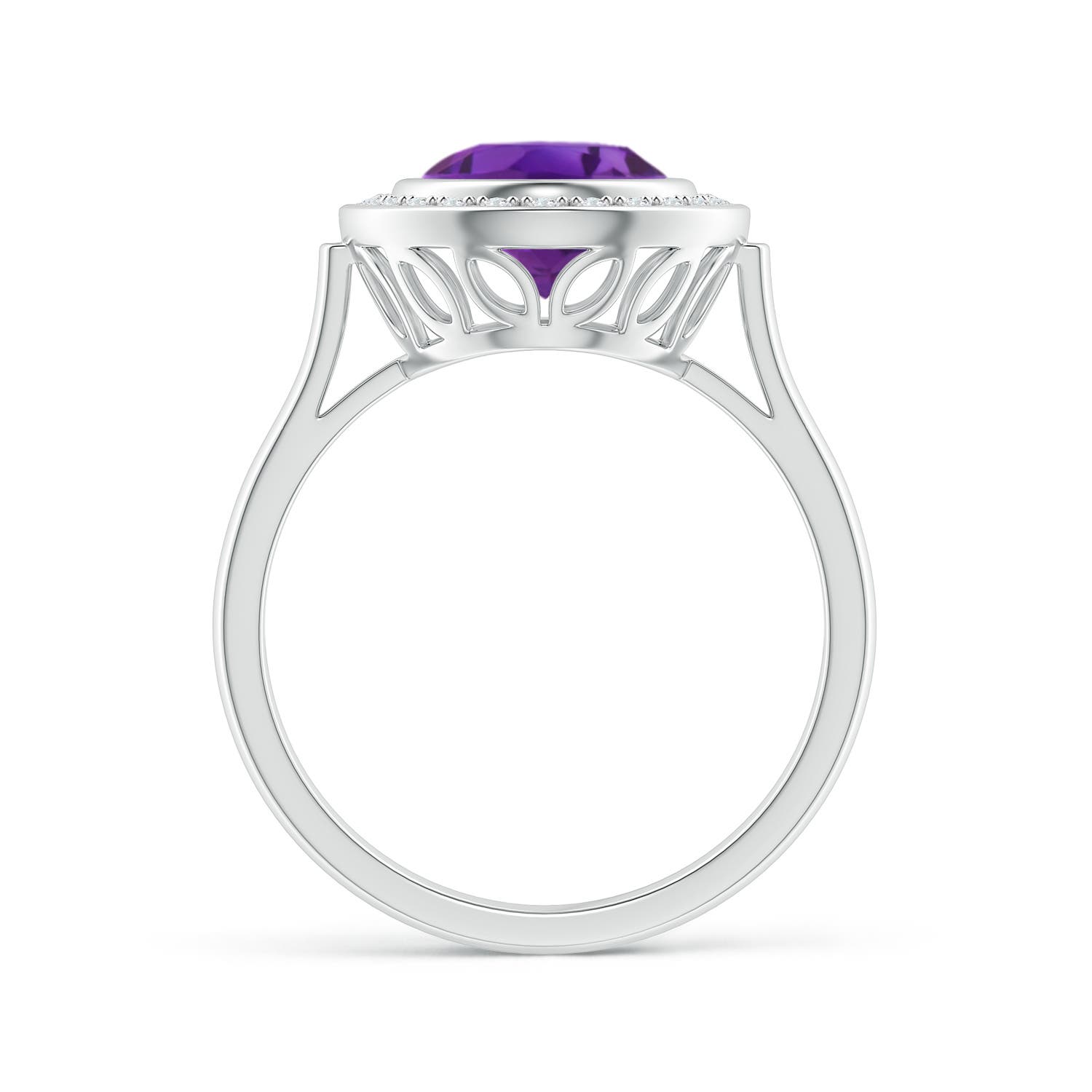 AAA - Amethyst / 2.44 CT / 14 KT White Gold