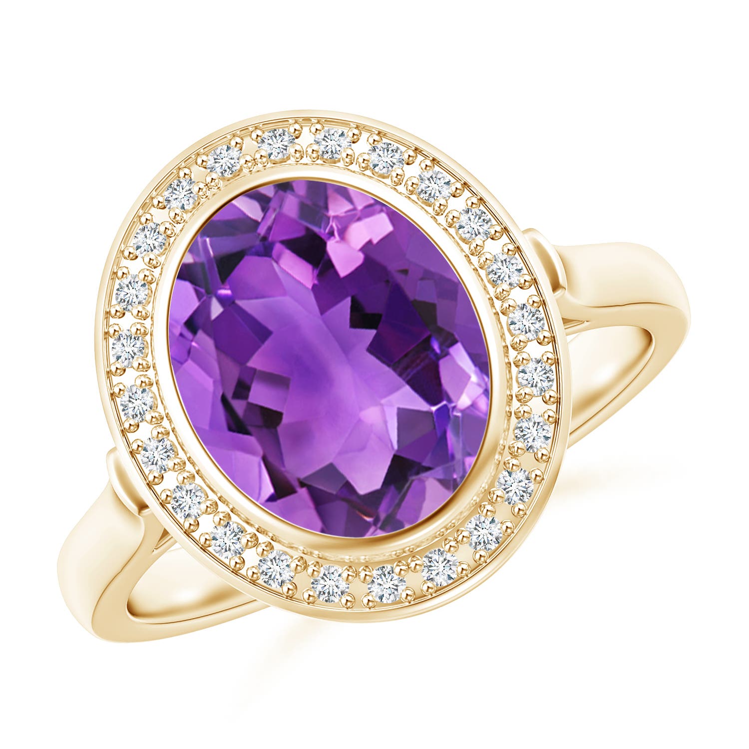 AAA - Amethyst / 2.44 CT / 14 KT Yellow Gold