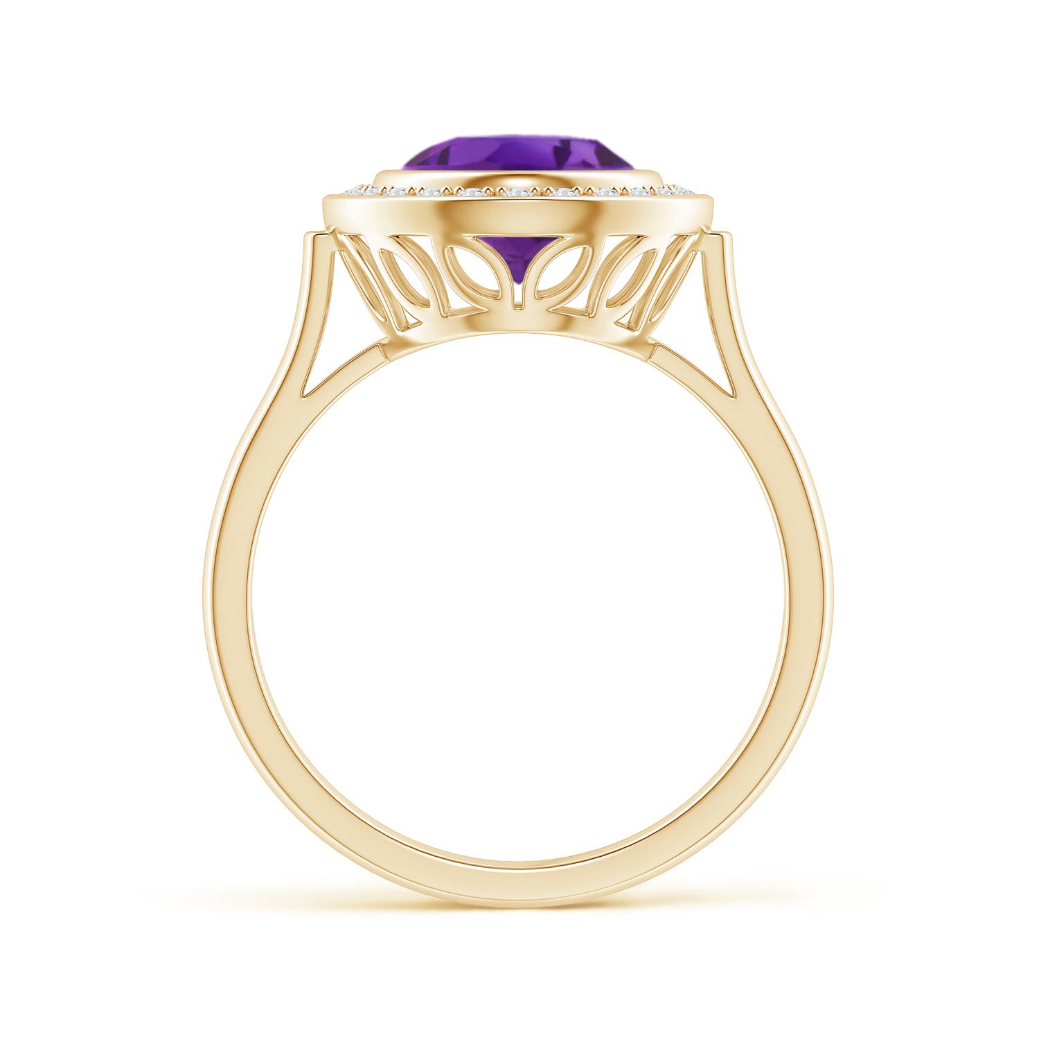 AAA - Amethyst / 2.44 CT / 14 KT Yellow Gold