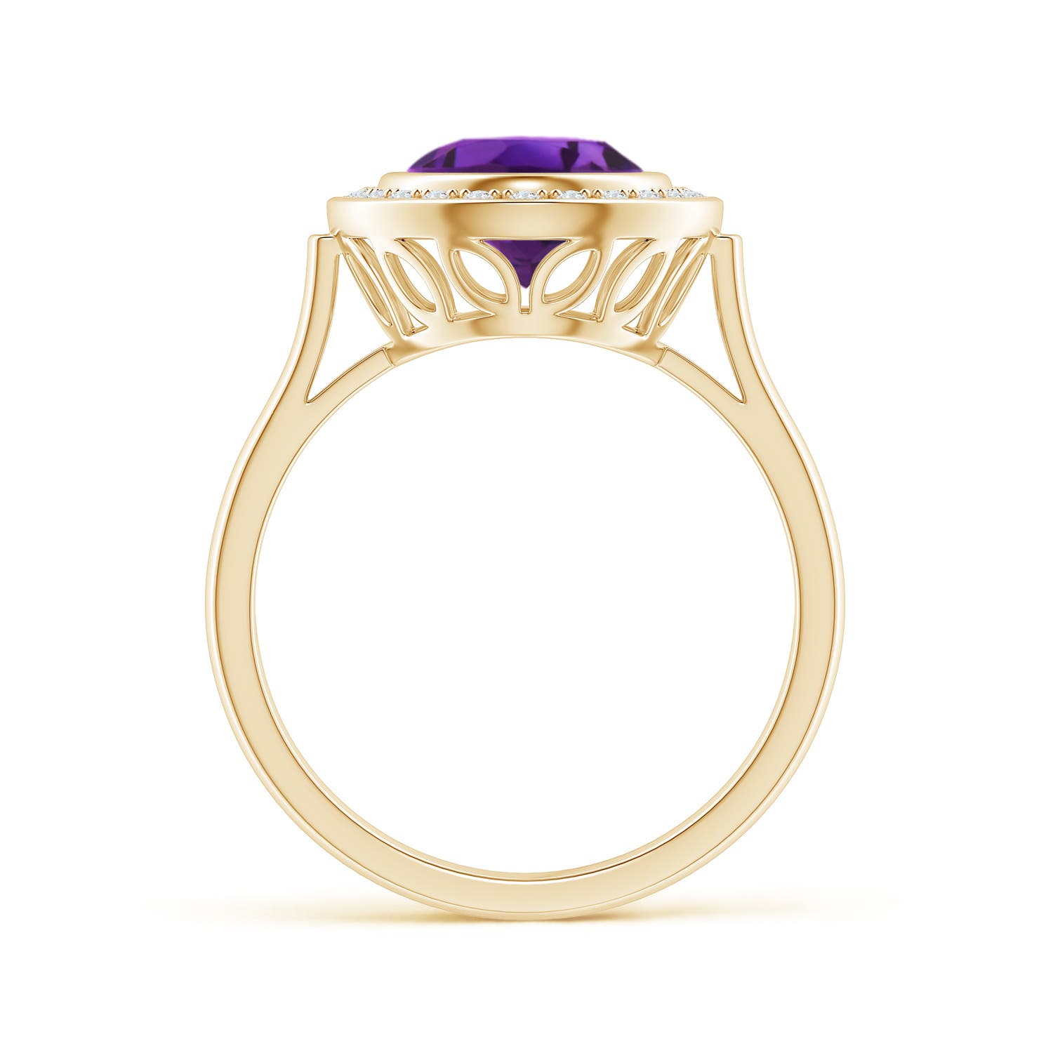 AAAA - Amethyst / 2.44 CT / 14 KT Yellow Gold