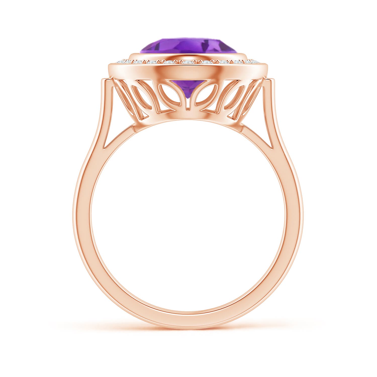 AA - Amethyst / 3.34 CT / 14 KT Rose Gold