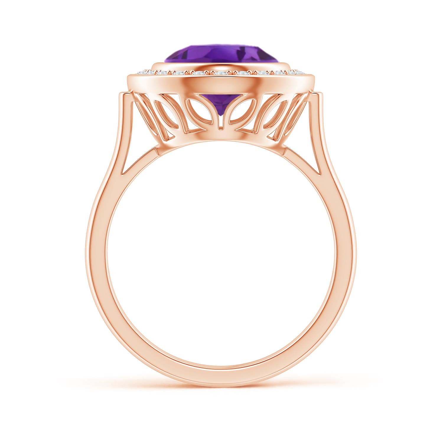 AAA - Amethyst / 3.34 CT / 14 KT Rose Gold