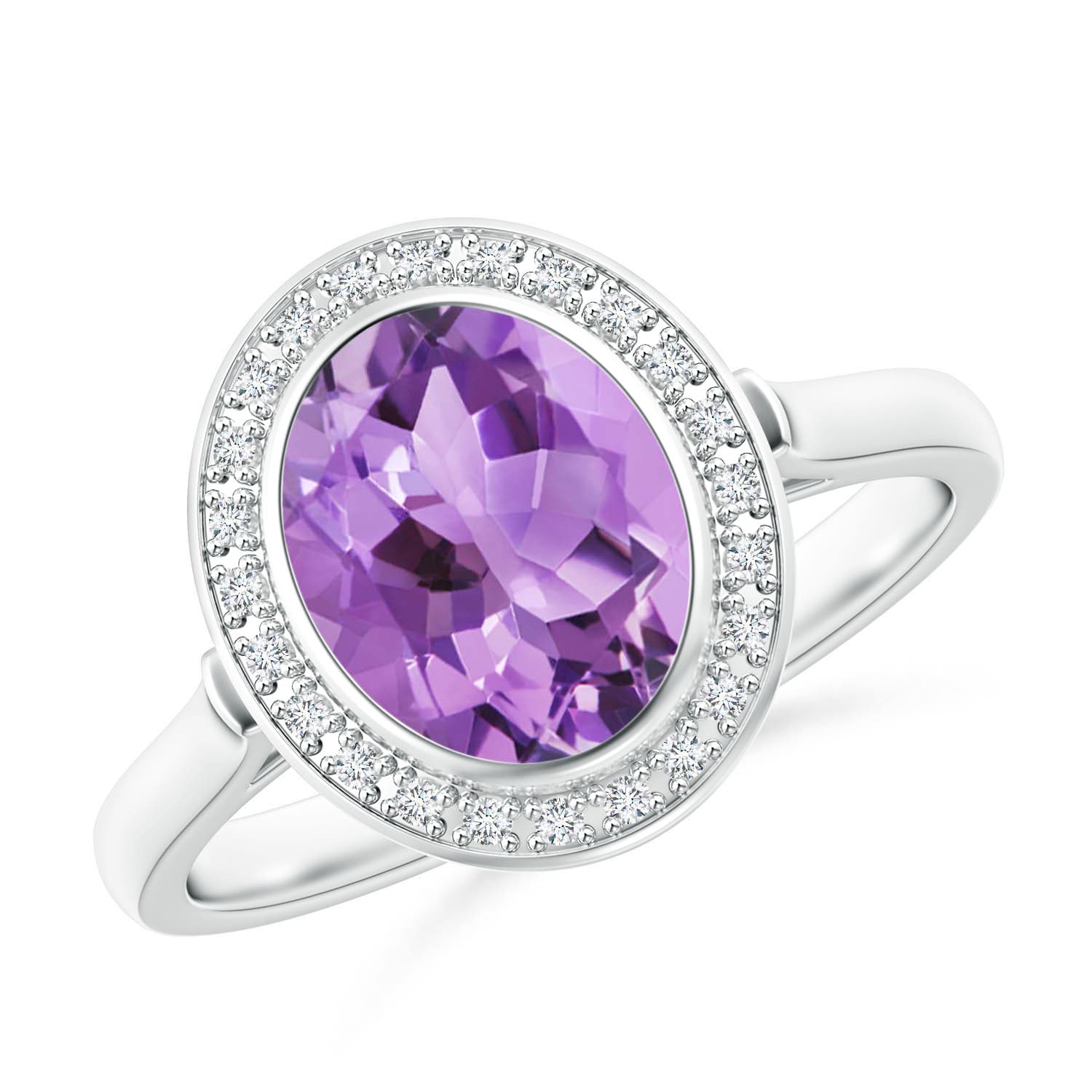 A - Amethyst / 1.71 CT / 14 KT White Gold