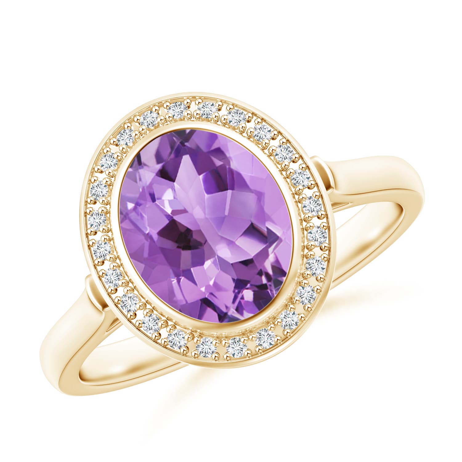 A - Amethyst / 1.71 CT / 14 KT Yellow Gold