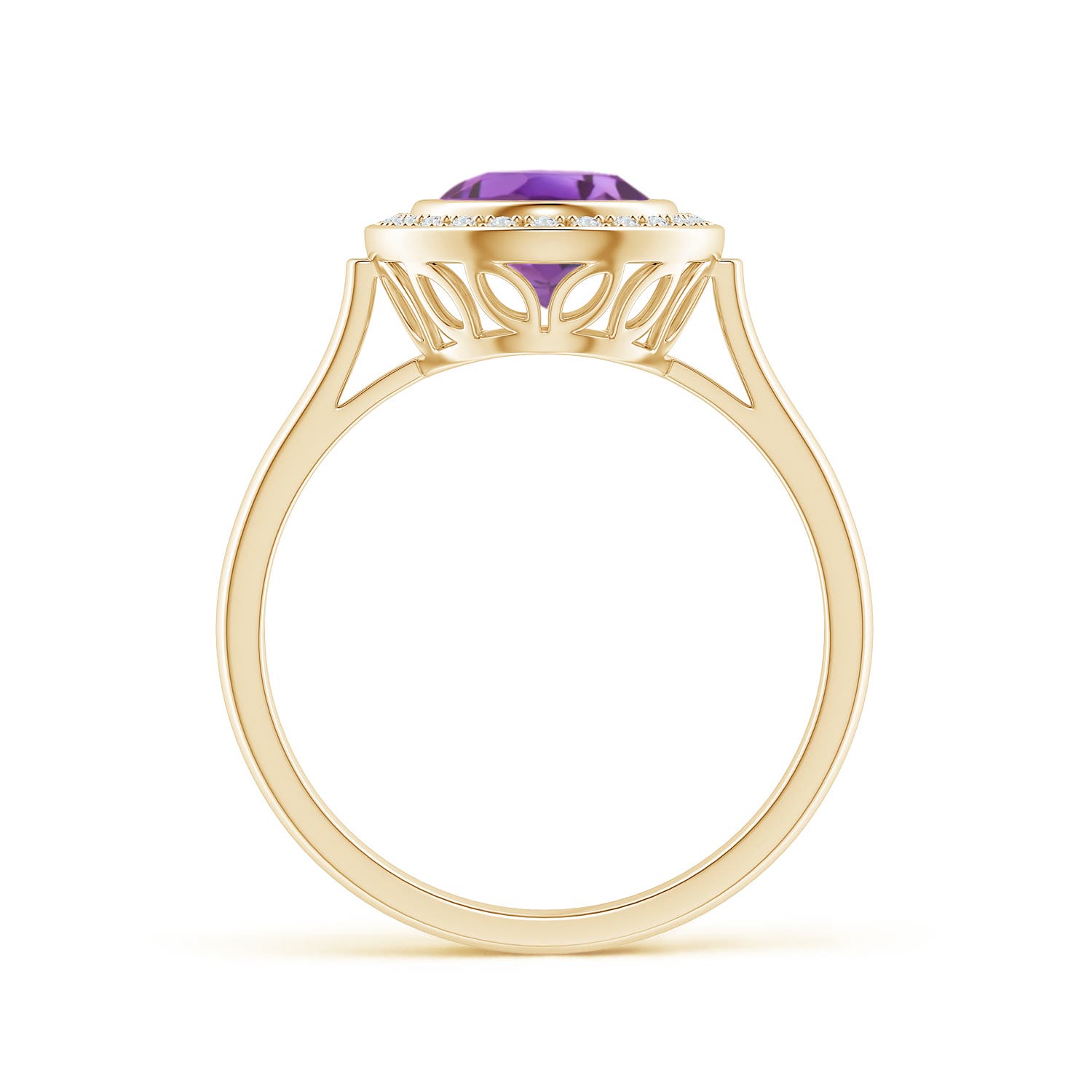 A - Amethyst / 1.71 CT / 14 KT Yellow Gold